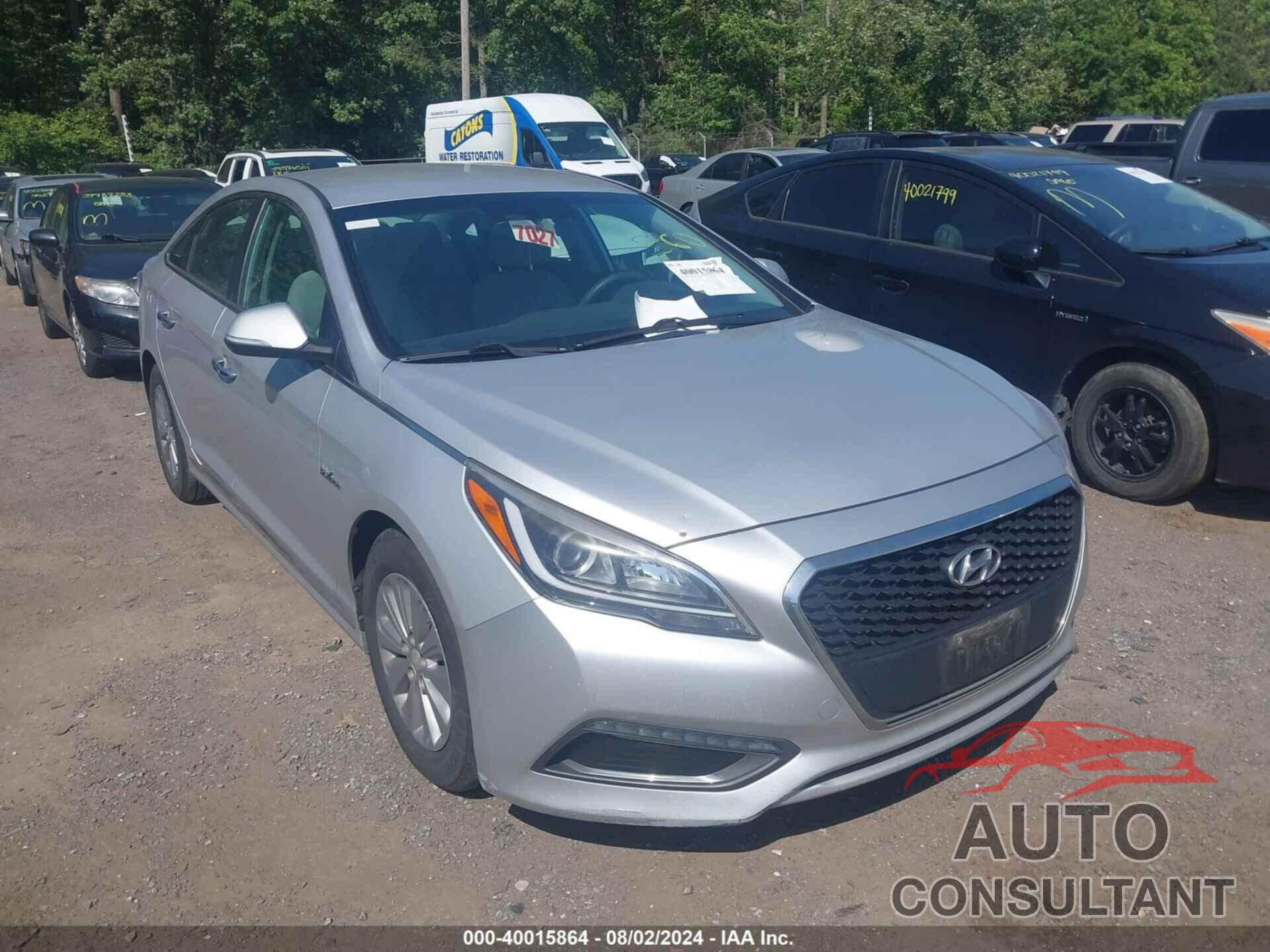 HYUNDAI SONATA HYBRID 2016 - KMHE24L14GA011658