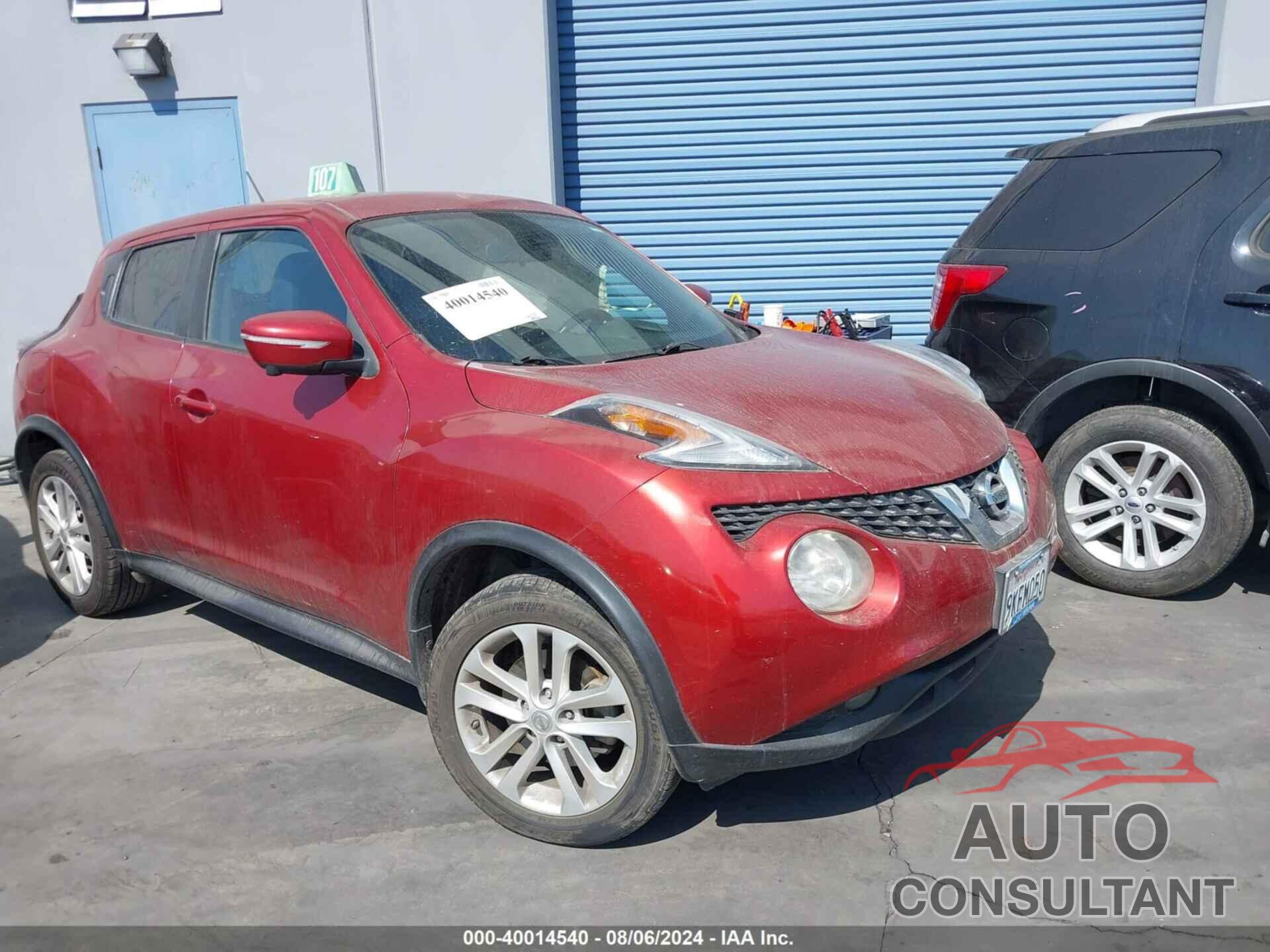 NISSAN JUKE 2016 - JN8AF5MR3GT608519