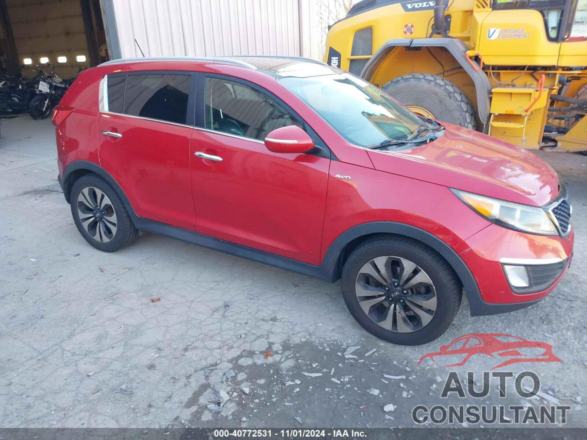 KIA SPORTAGE 2012 - KNDPCCA60C7190534