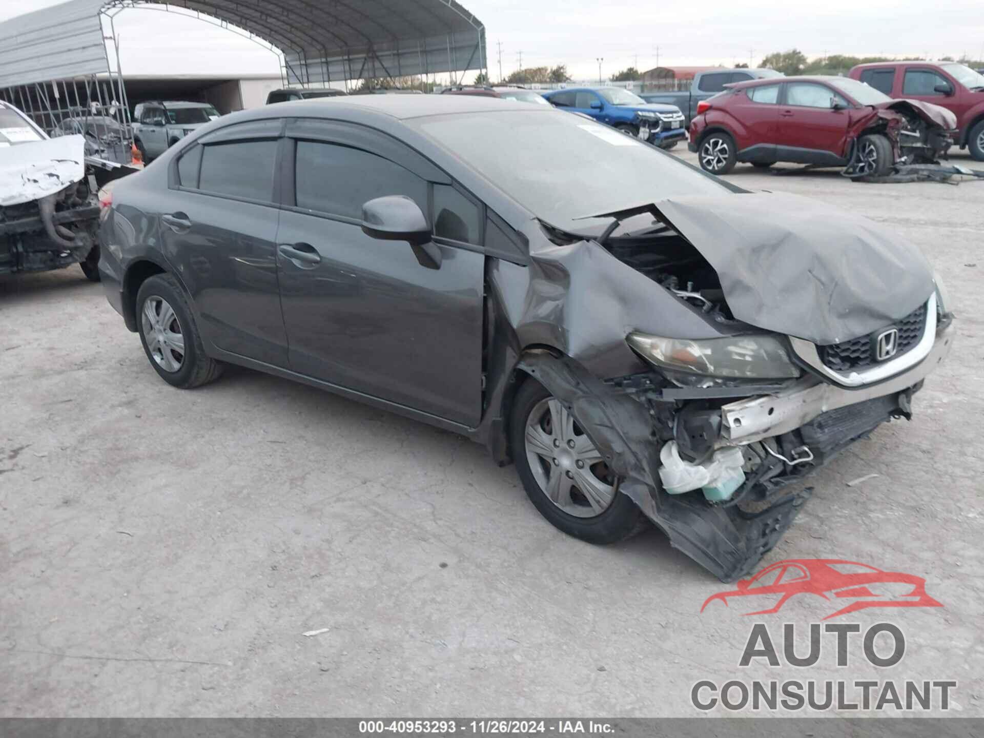 HONDA CIVIC 2013 - 2HGFB2F5XDH586986