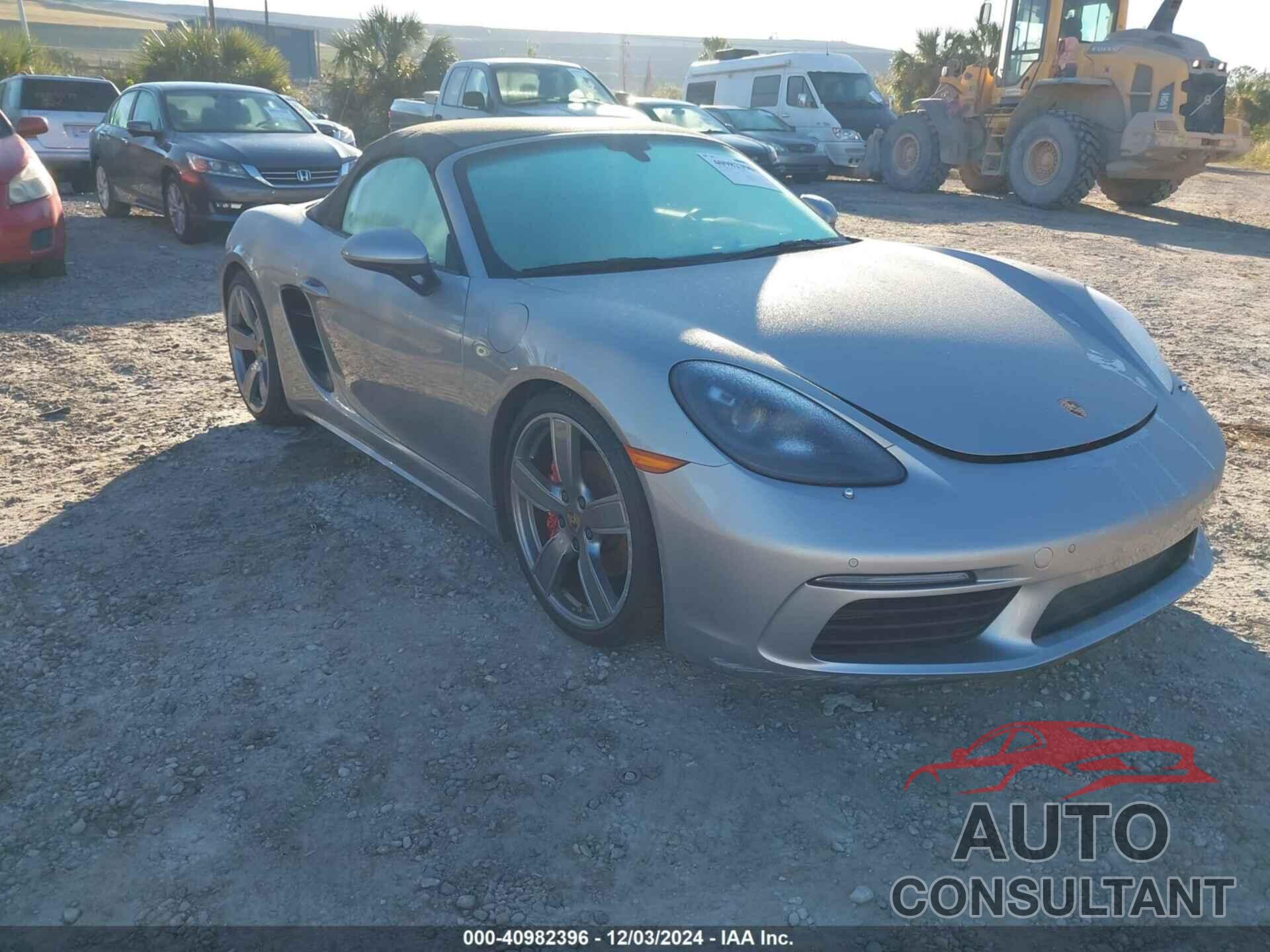 PORSCHE 718 BOXSTER 2018 - WP0CB2A80JS228268