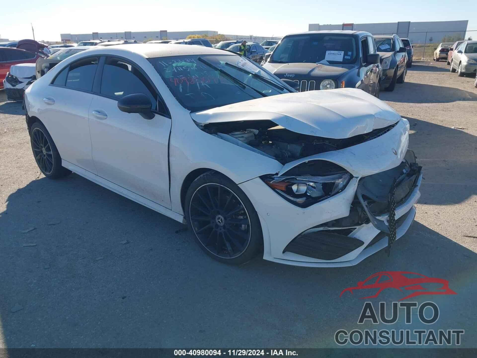 MERCEDES-BENZ CLA 250 COUPE 2022 - W1K5J4GB3NN297430