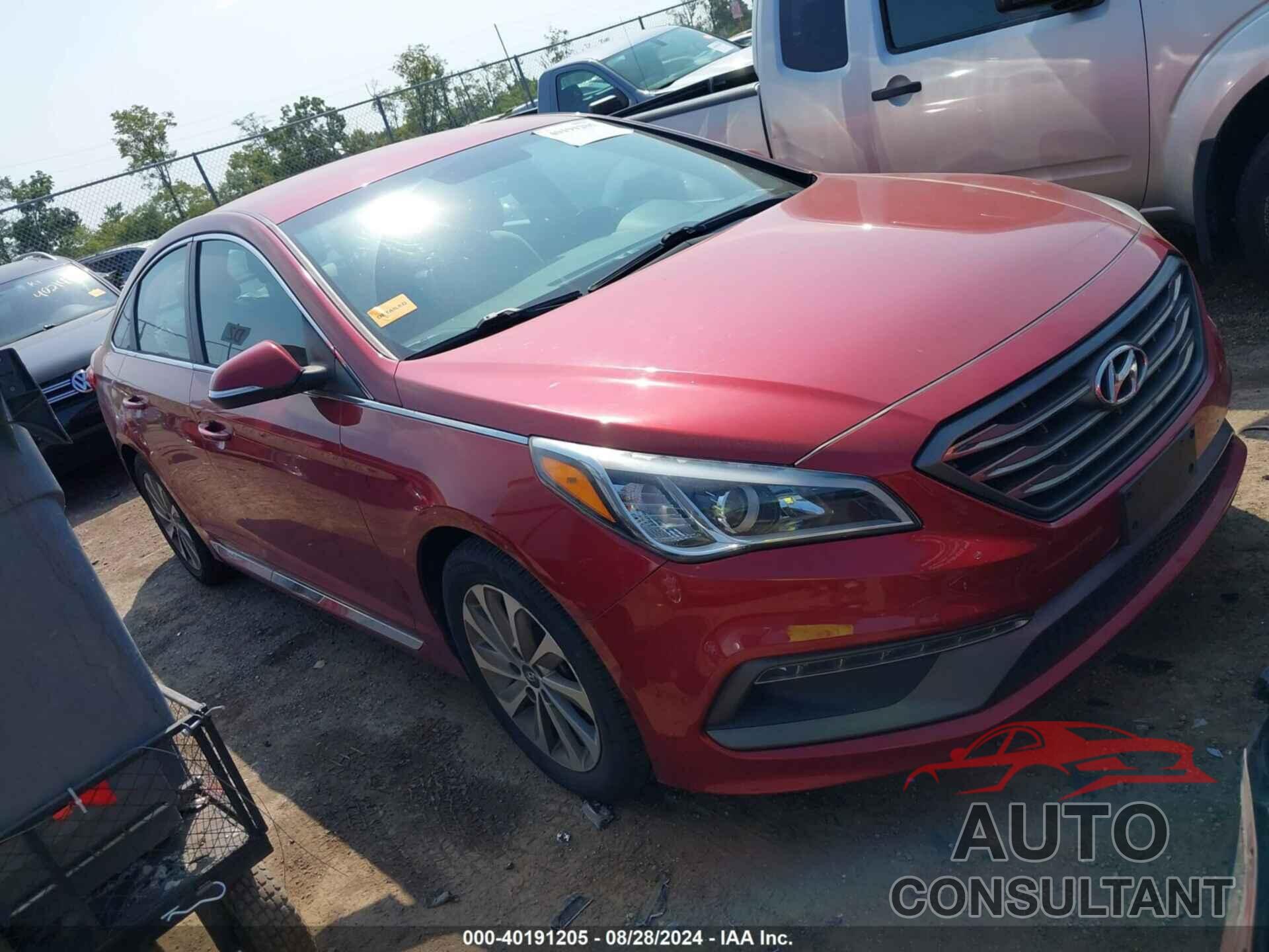 HYUNDAI SONATA 2016 - 5NPE34AF3GH394629