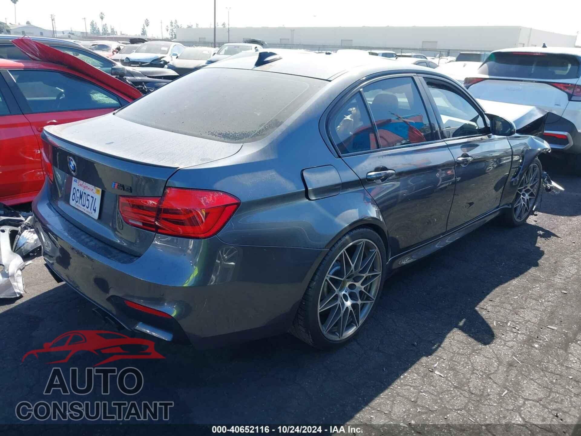 BMW M3 2017 - WBS8M9C55H5G84315