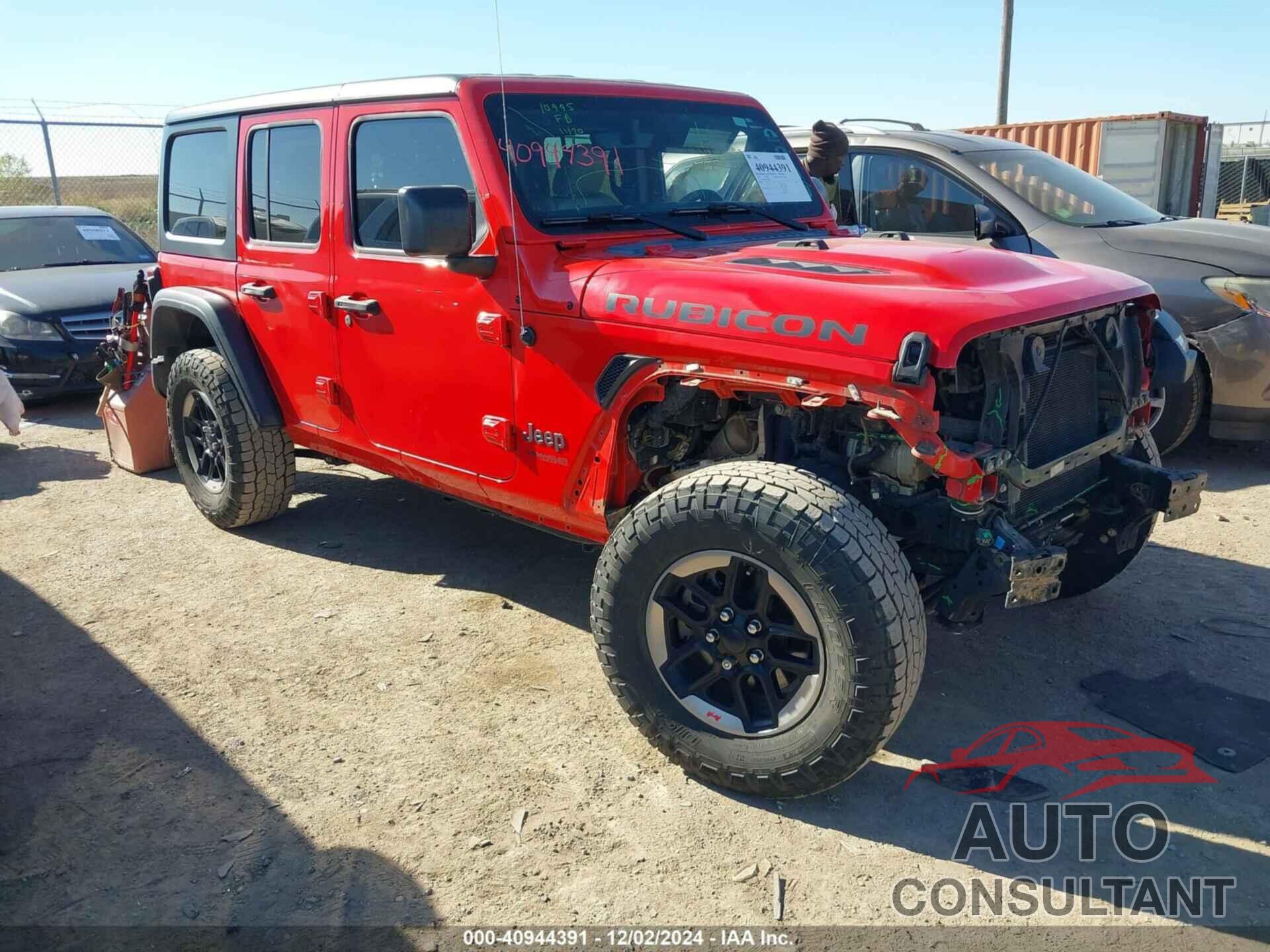 JEEP WRANGLER UNLIMITED 2018 - 1C4HJXFG5JW161617