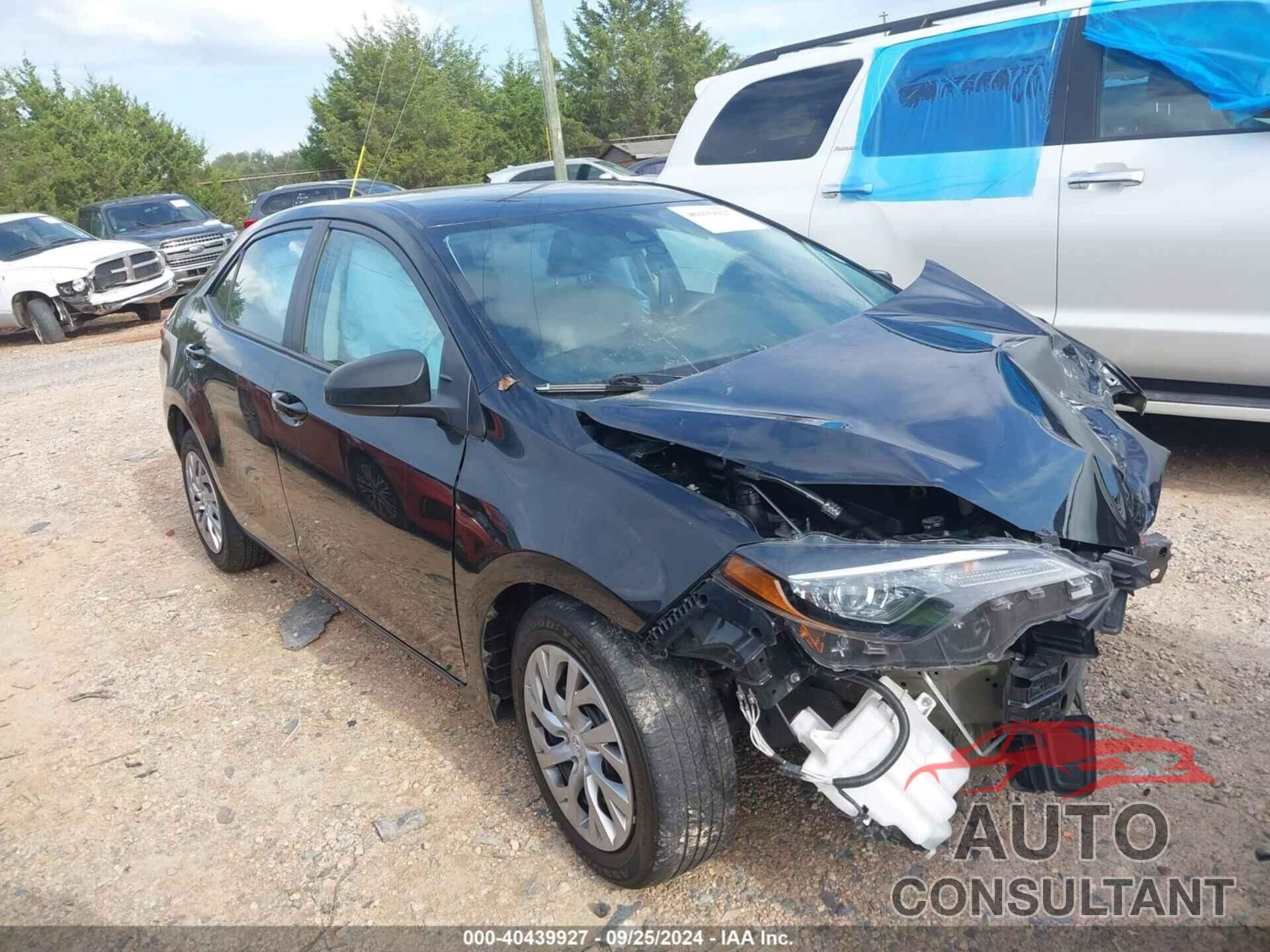 TOYOTA COROLLA 2019 - 5YFBURHE7KP938457