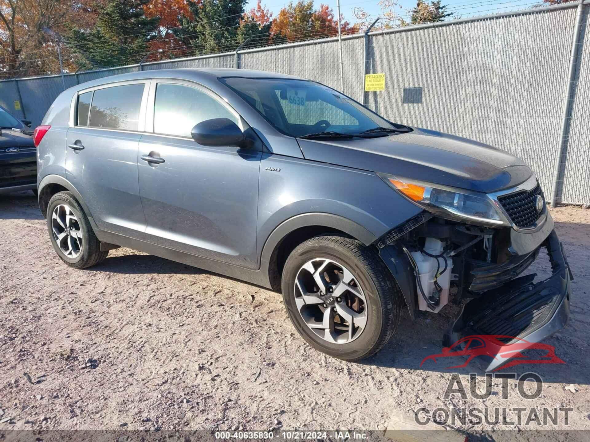 KIA SPORTAGE 2016 - KNDPBCAC3G7849074