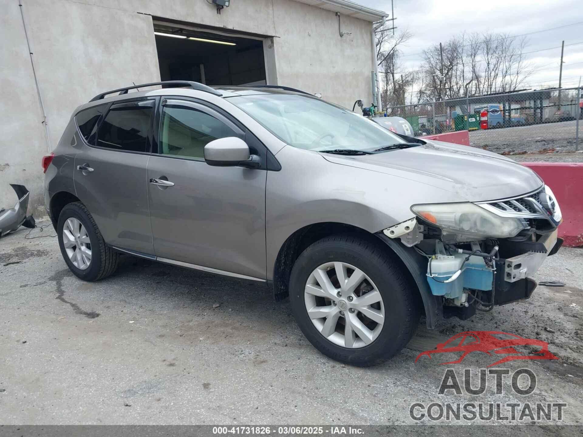 NISSAN MURANO 2011 - JN8AZ1MW2BW181380