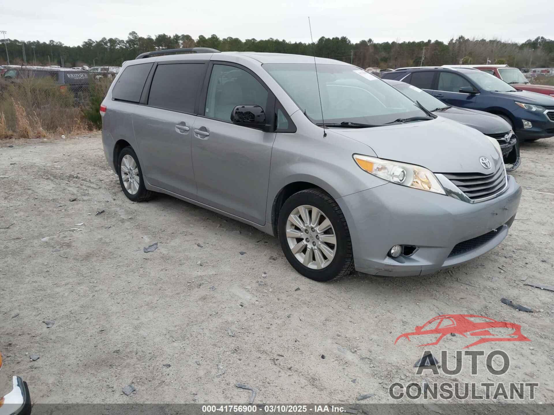TOYOTA SIENNA 2012 - 5TDDK3DC5CS044689