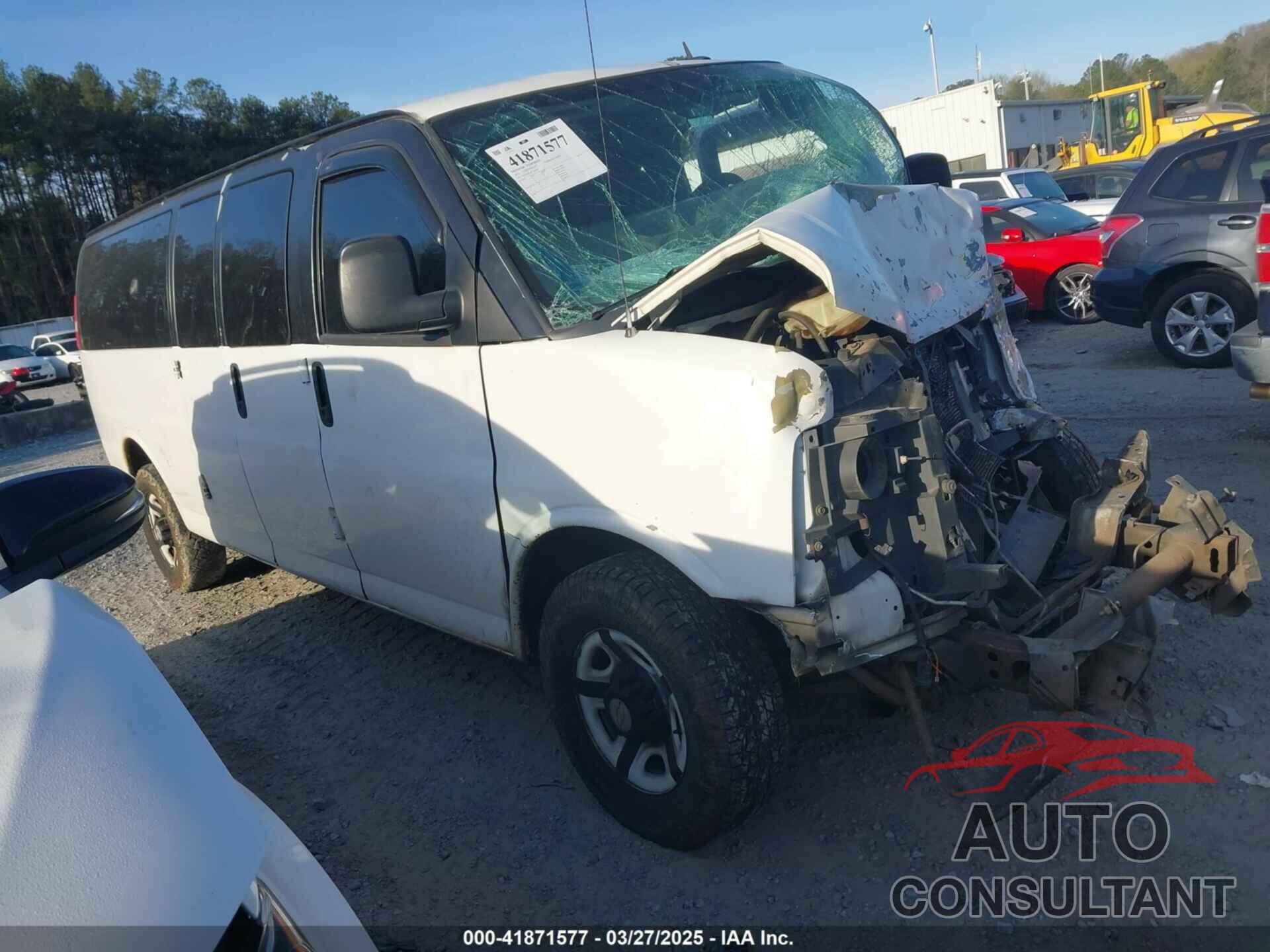 CHEVROLET EXPRESS 3500 2012 - 1GAZGZFG9C1103422