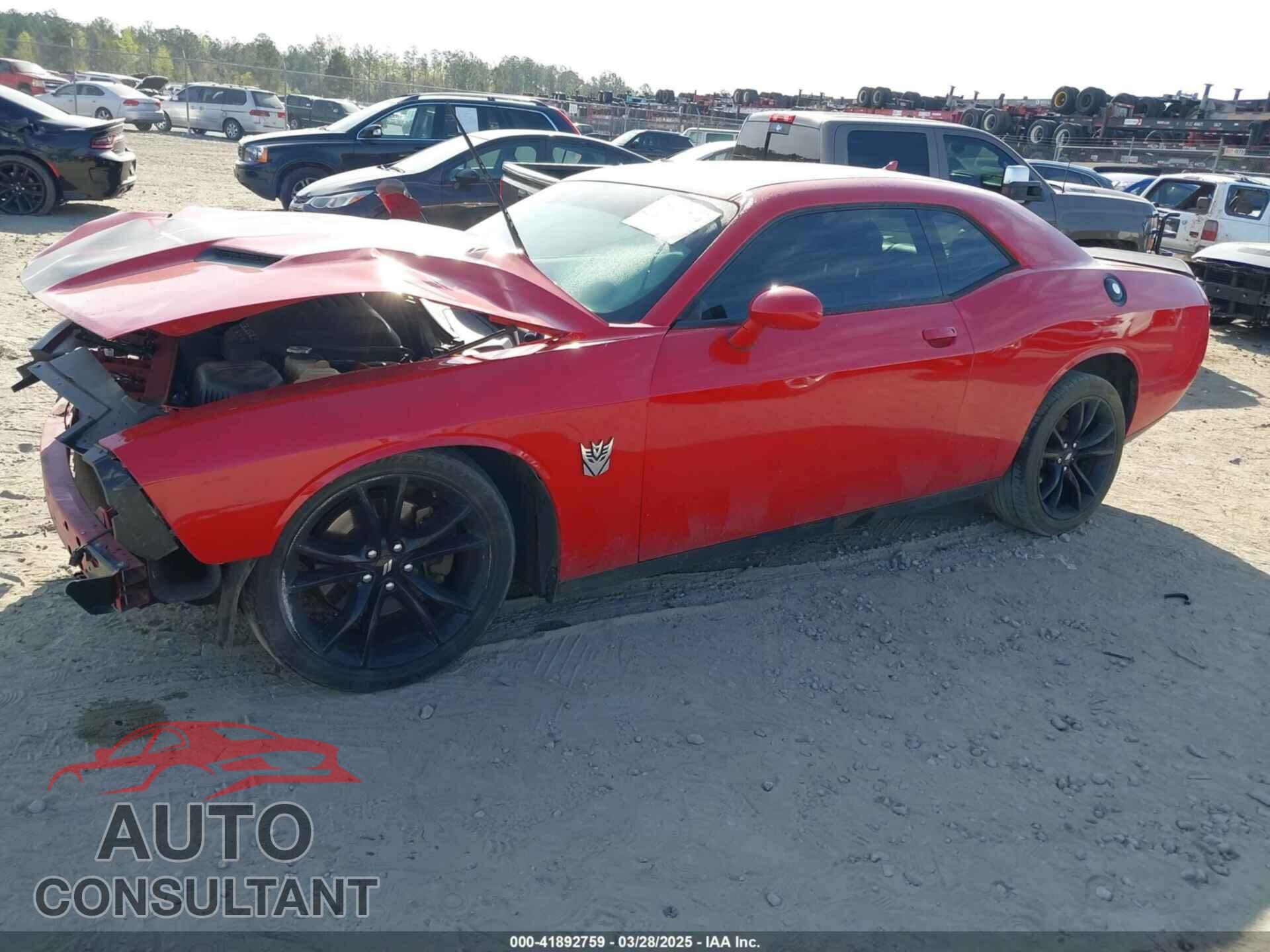 DODGE CHALLENGER 2017 - 2C3CDZAG3HH502126