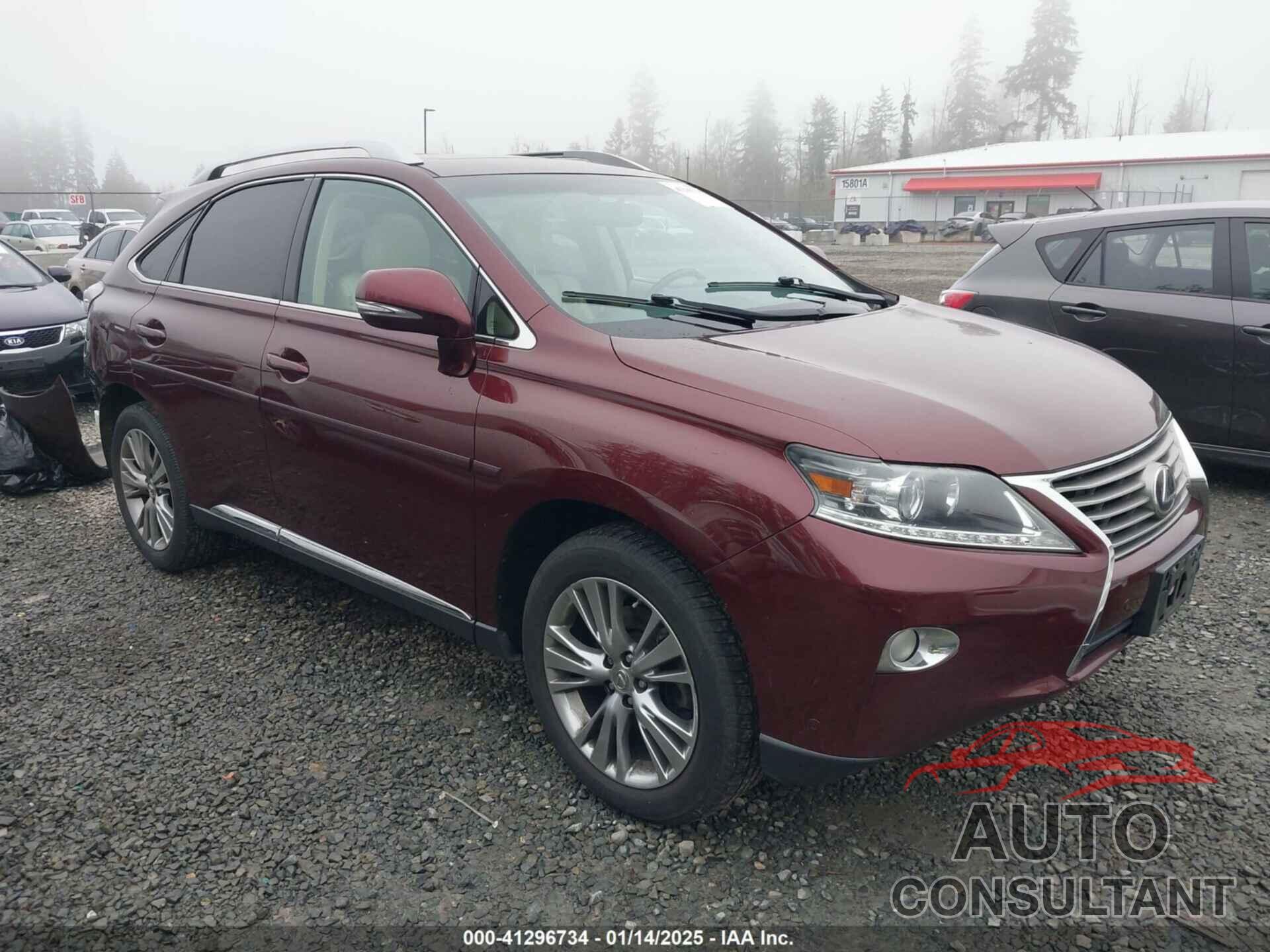 LEXUS RX 350 2013 - 2T2ZK1BA6DC087620