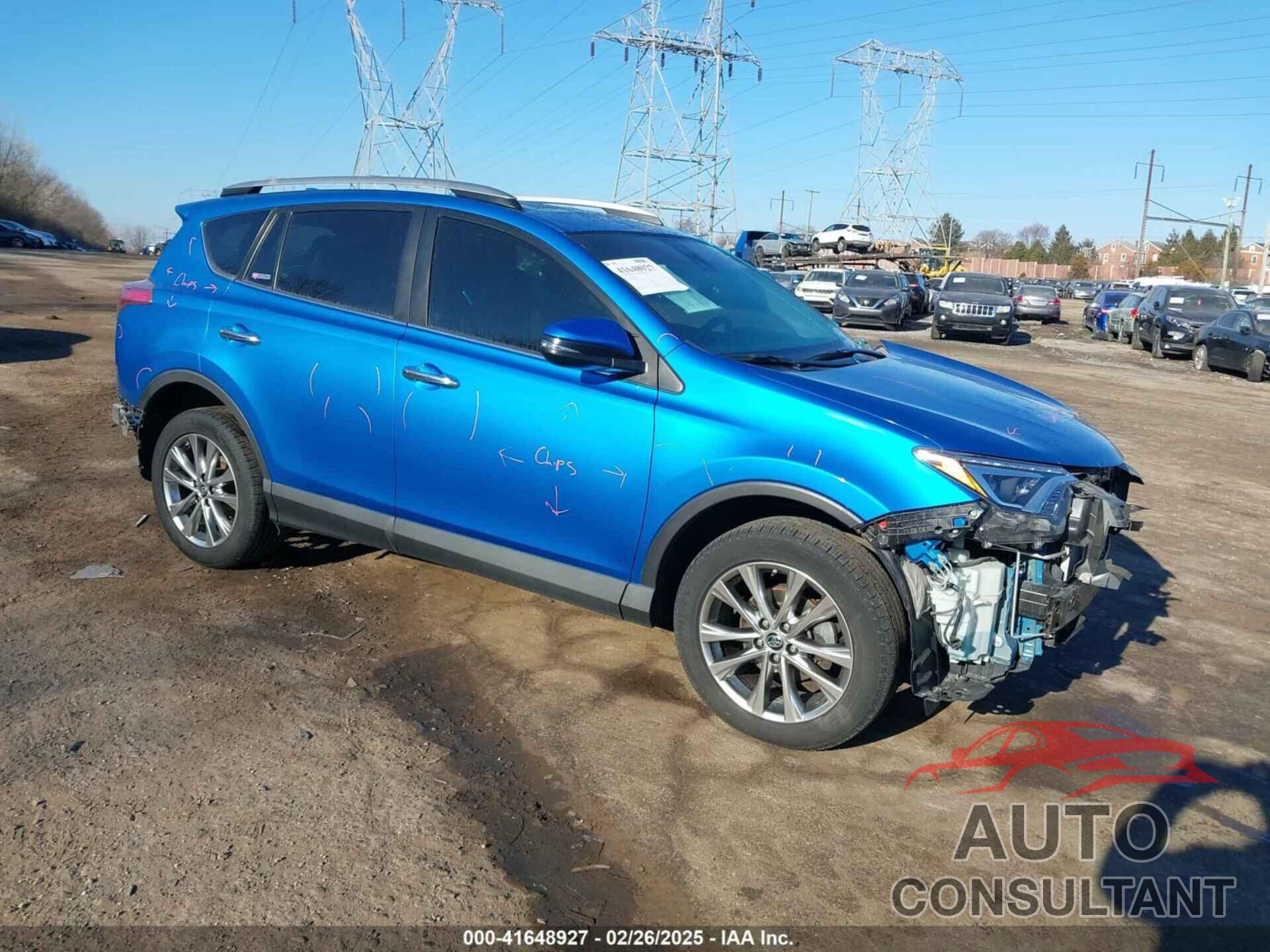 TOYOTA RAV4 2017 - 2T3DFREV6HW540694
