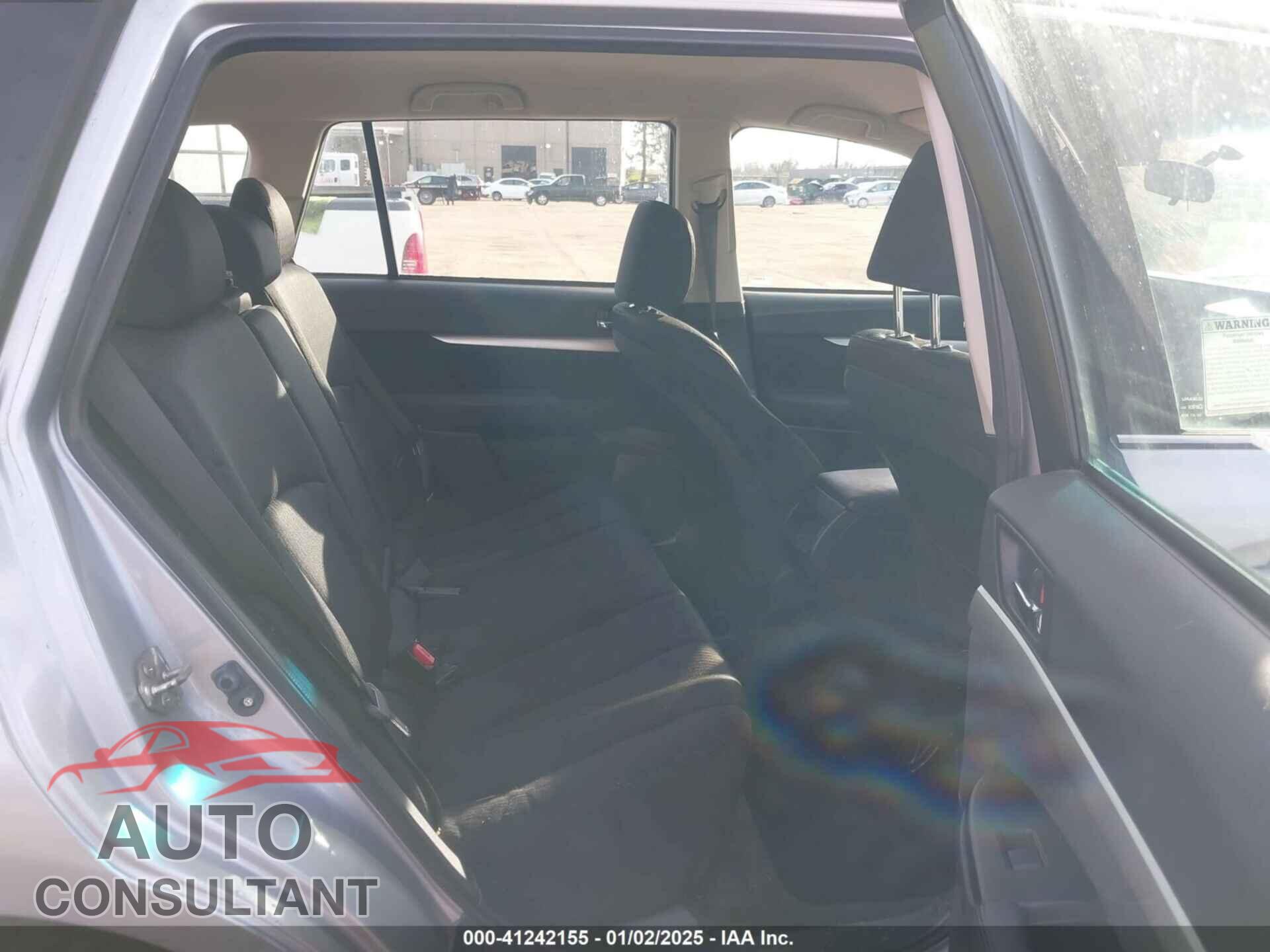 SUBARU OUTBACK 2012 - 4S4BRBAC5C3215374