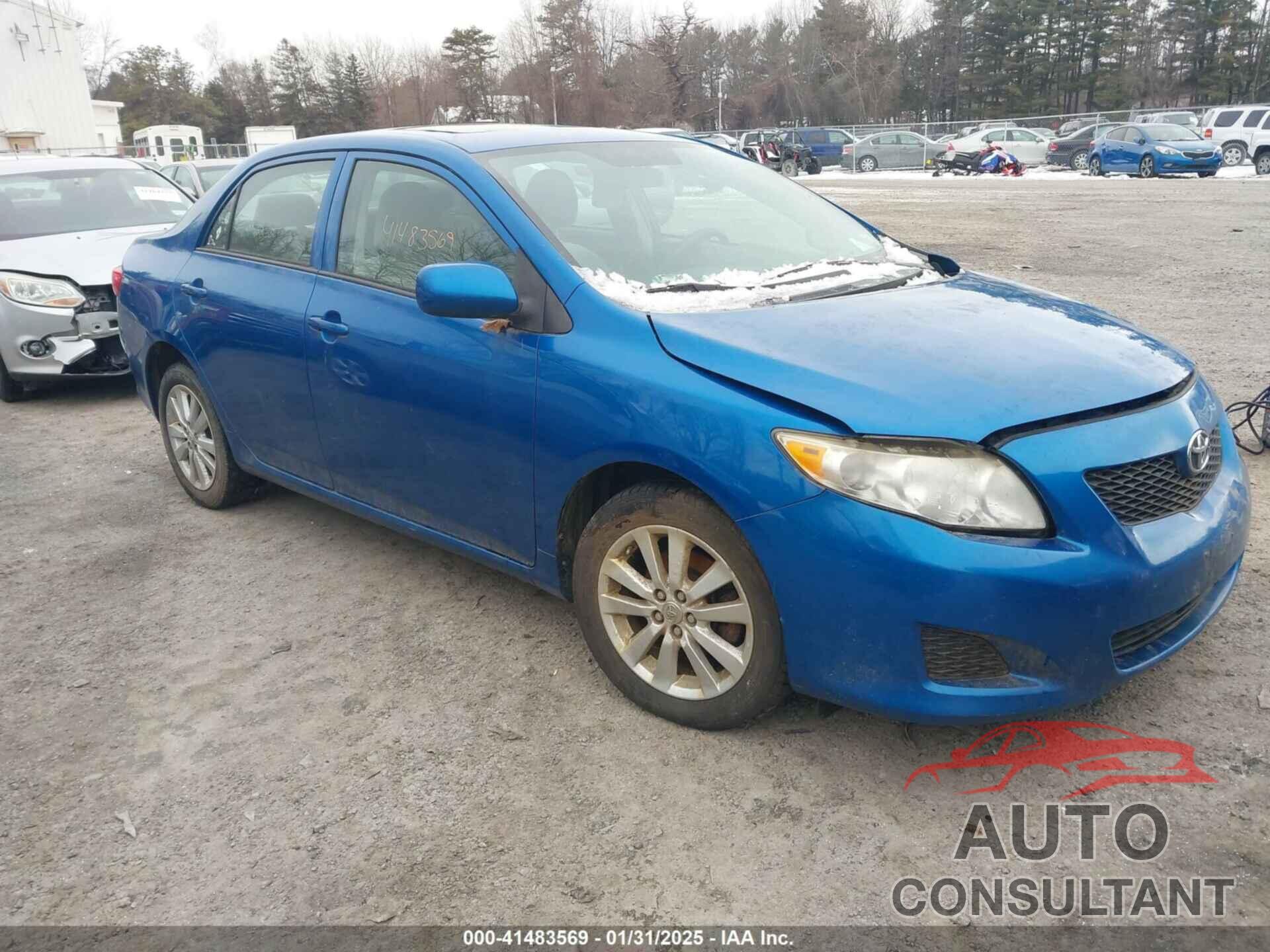 TOYOTA COROLLA 2009 - 2T1BU40E39C119860