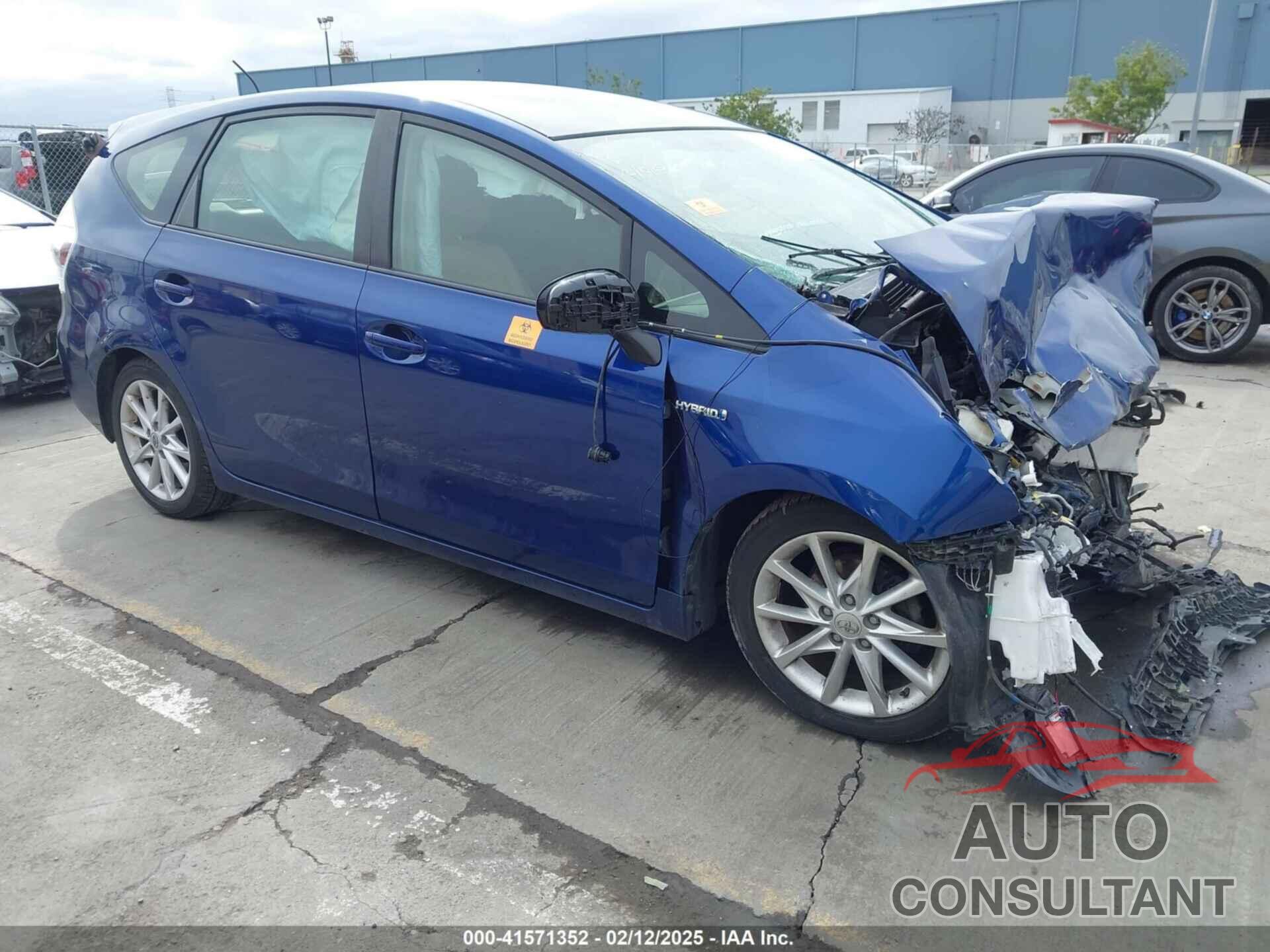 TOYOTA PRIUS V 2014 - JTDZN3EU2E3291175