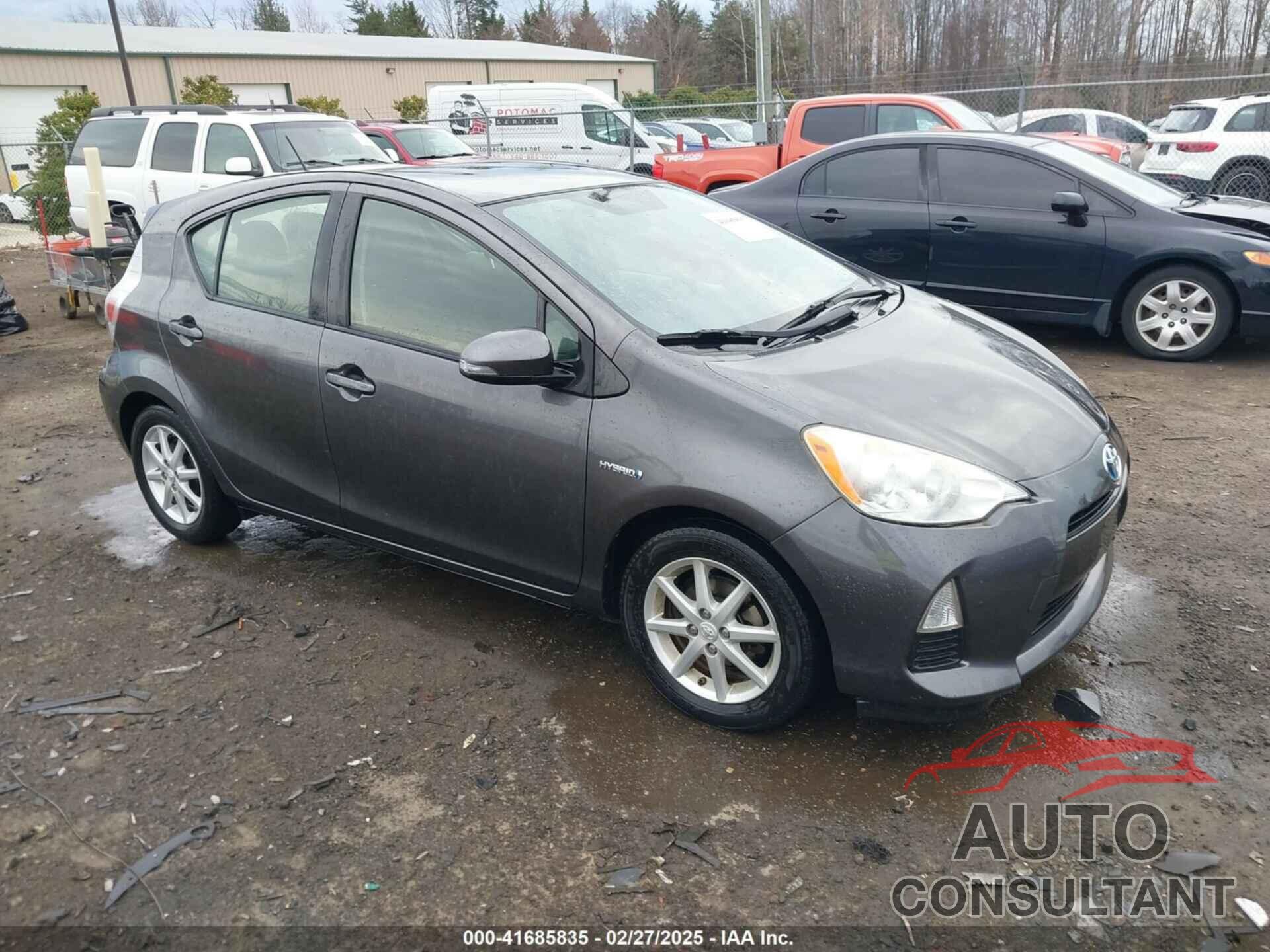 TOYOTA PRIUS C 2013 - JTDKDTB31D1531200