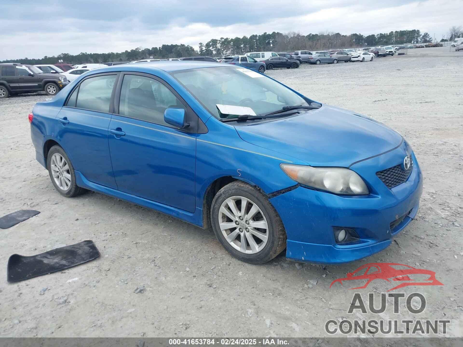 TOYOTA COROLLA 2009 - 2T1BU40E79C178118