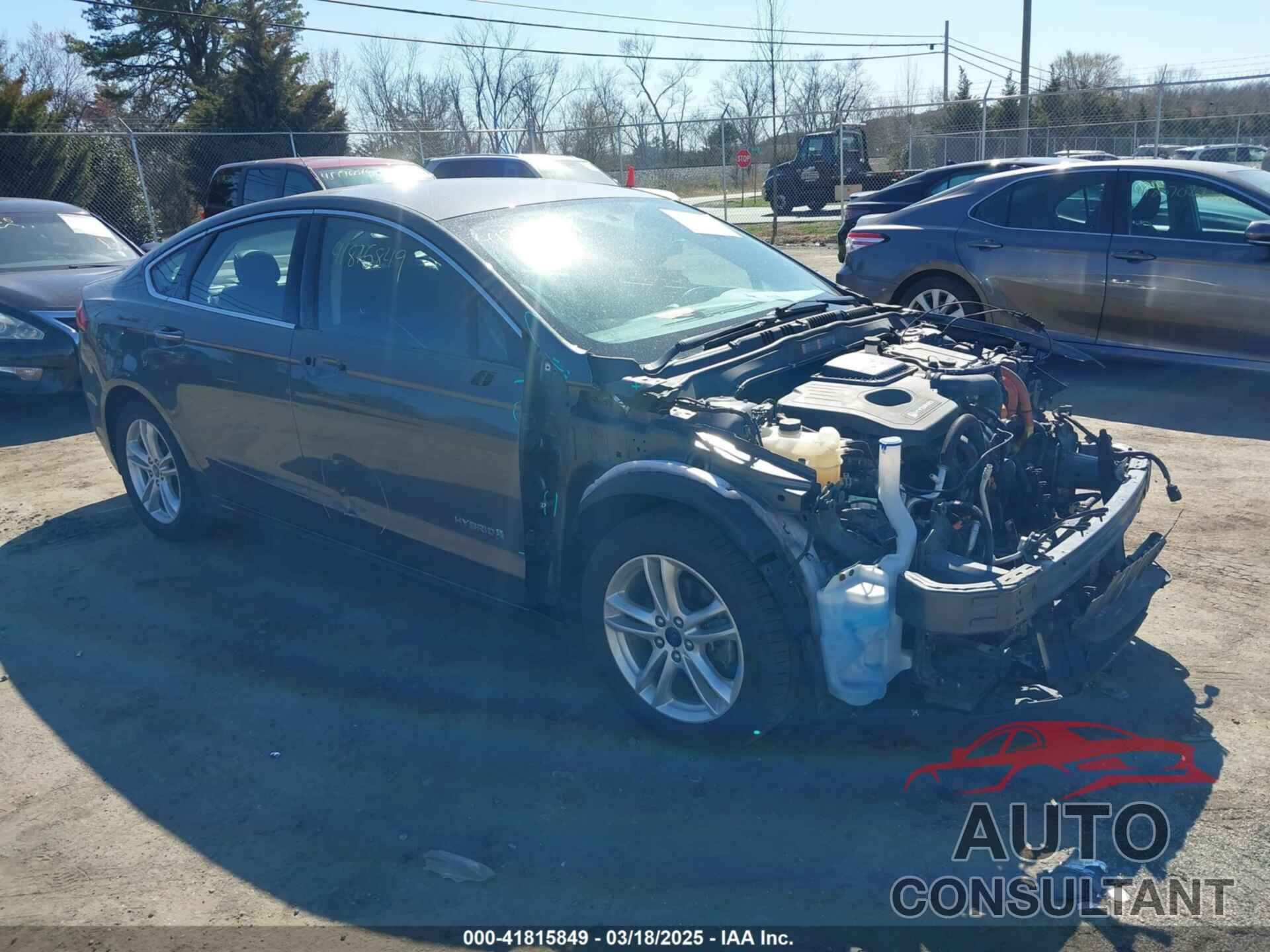 FORD FUSION HYBRID 2018 - 3FA6P0LUXJR157689