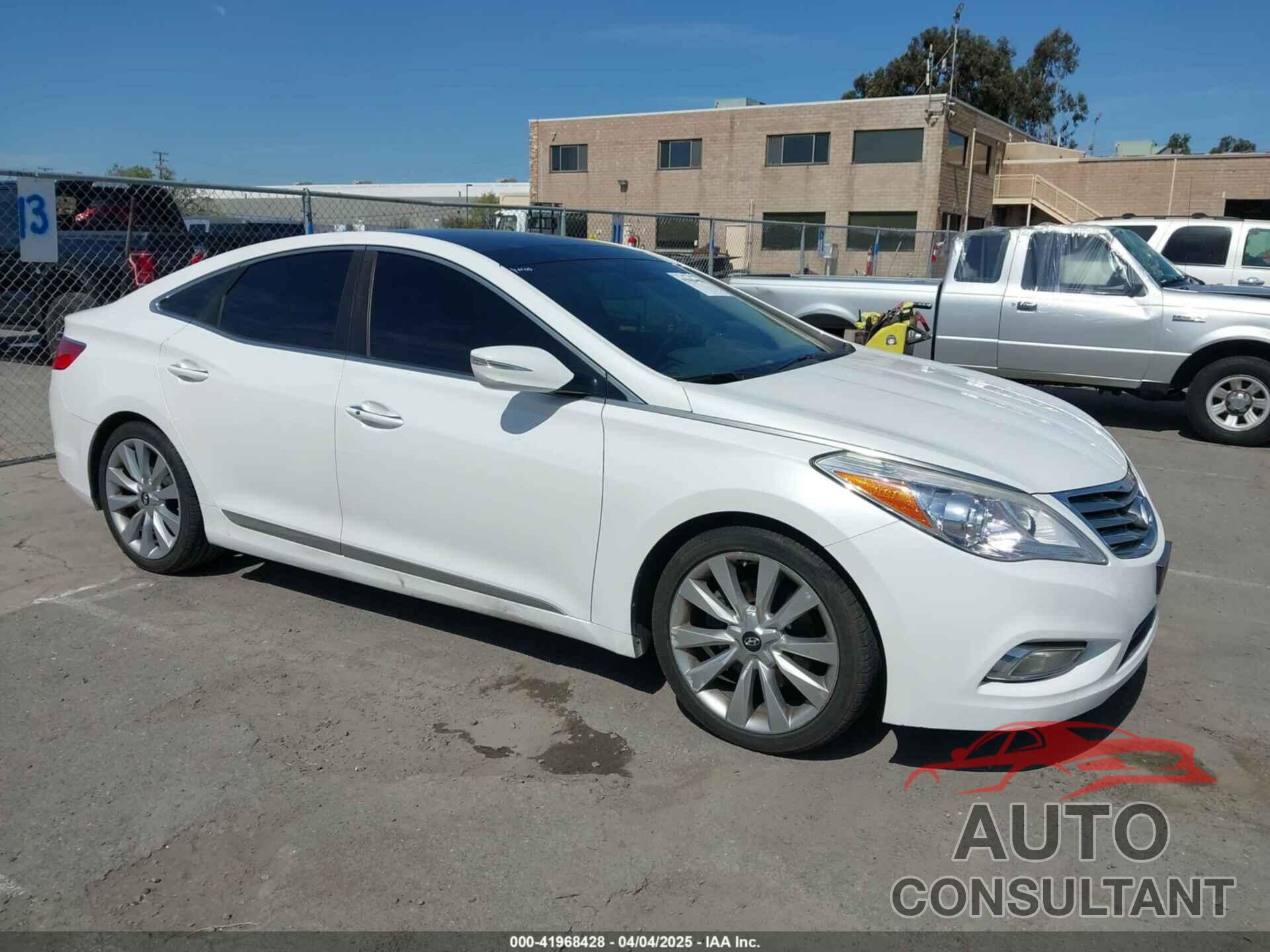 HYUNDAI AZERA 2013 - KMHFH4JG0DA330609