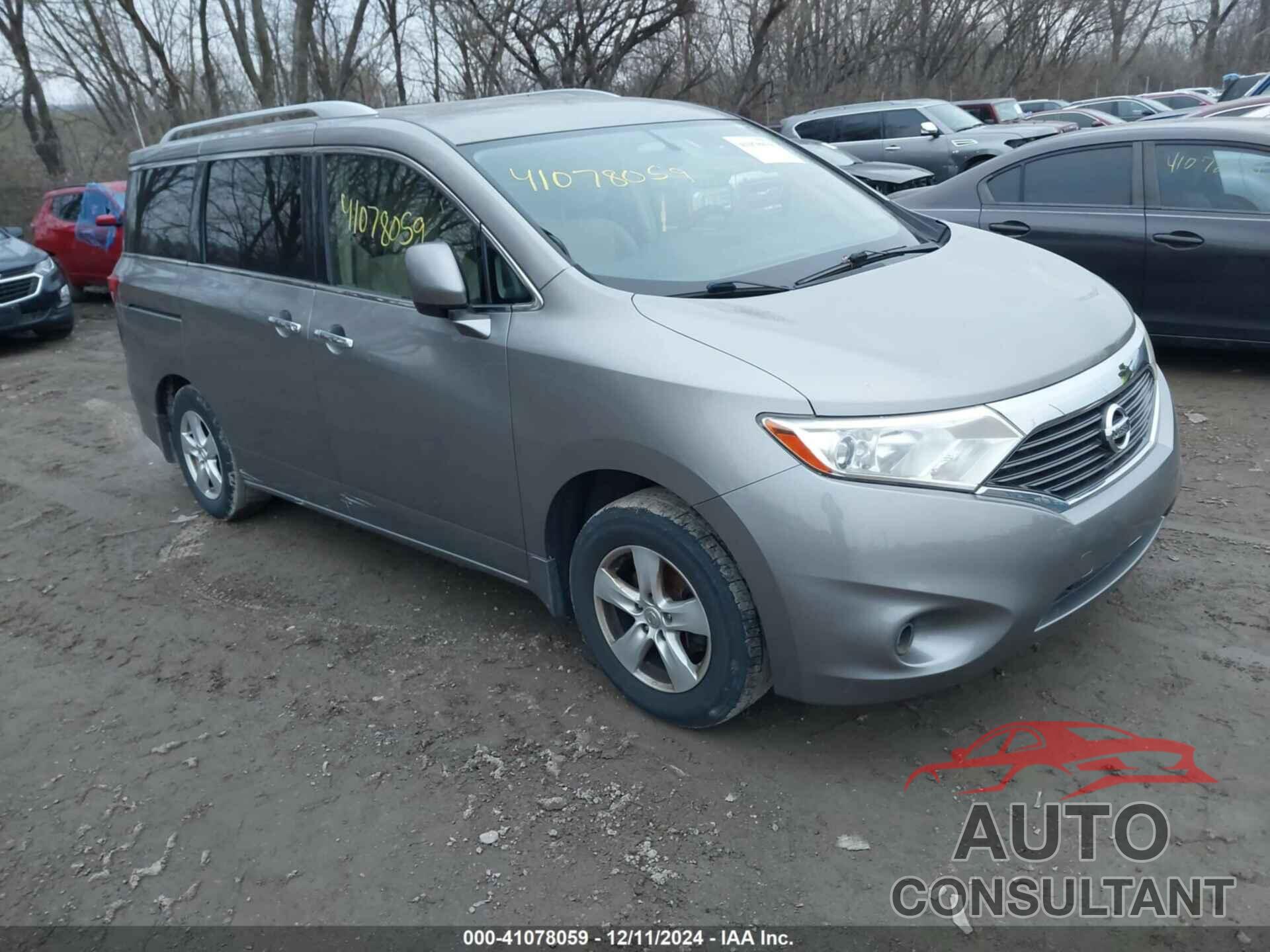 NISSAN QUEST 2012 - JN8AE2KP0C9047609