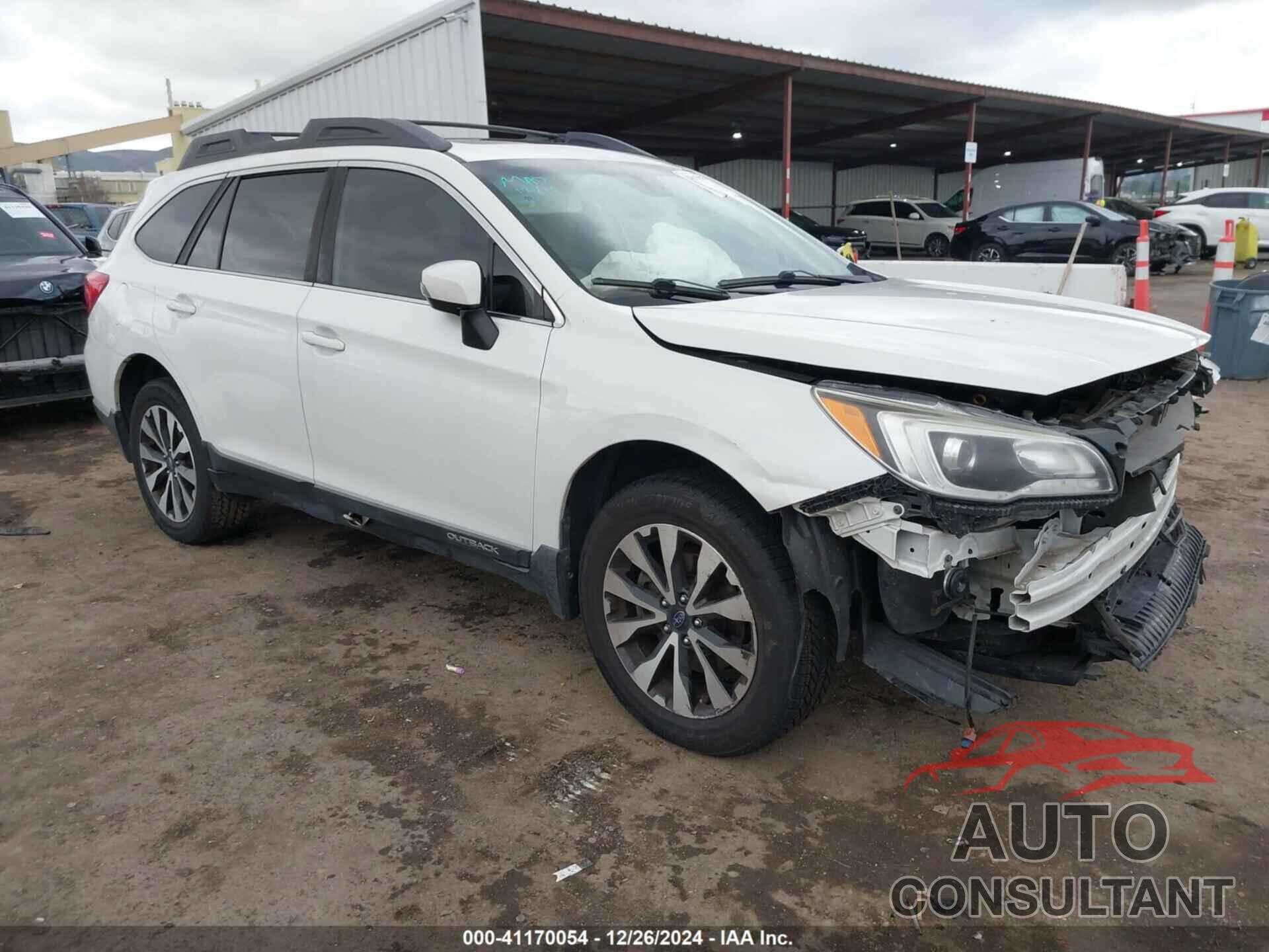 SUBARU OUTBACK 2017 - 4S4BSANC0H3347121