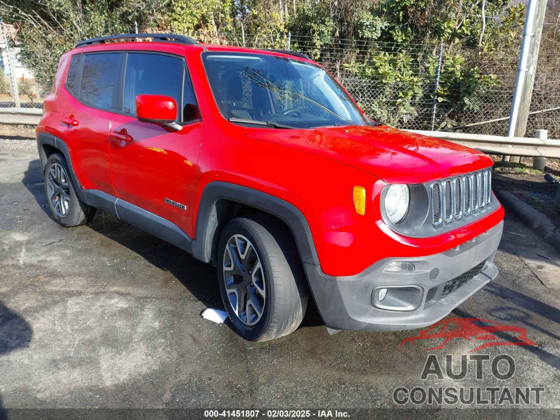 JEEP RENEGADE 2018 - ZACCJABB6JPH58130