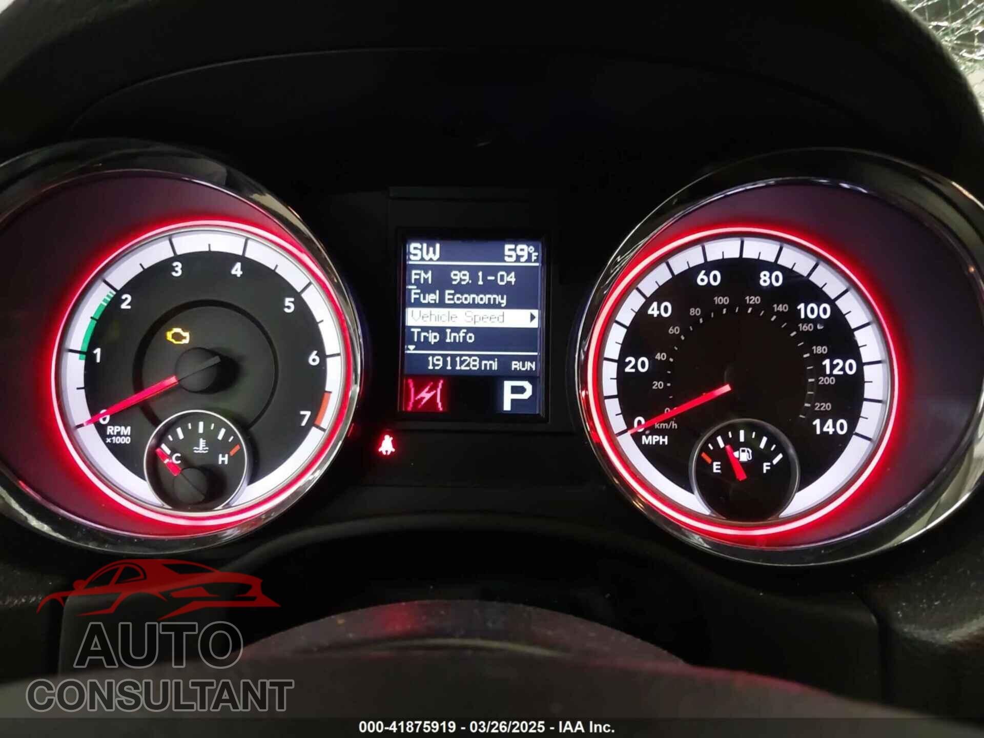 DODGE DURANGO 2013 - 1C4RDJAG0DC512293