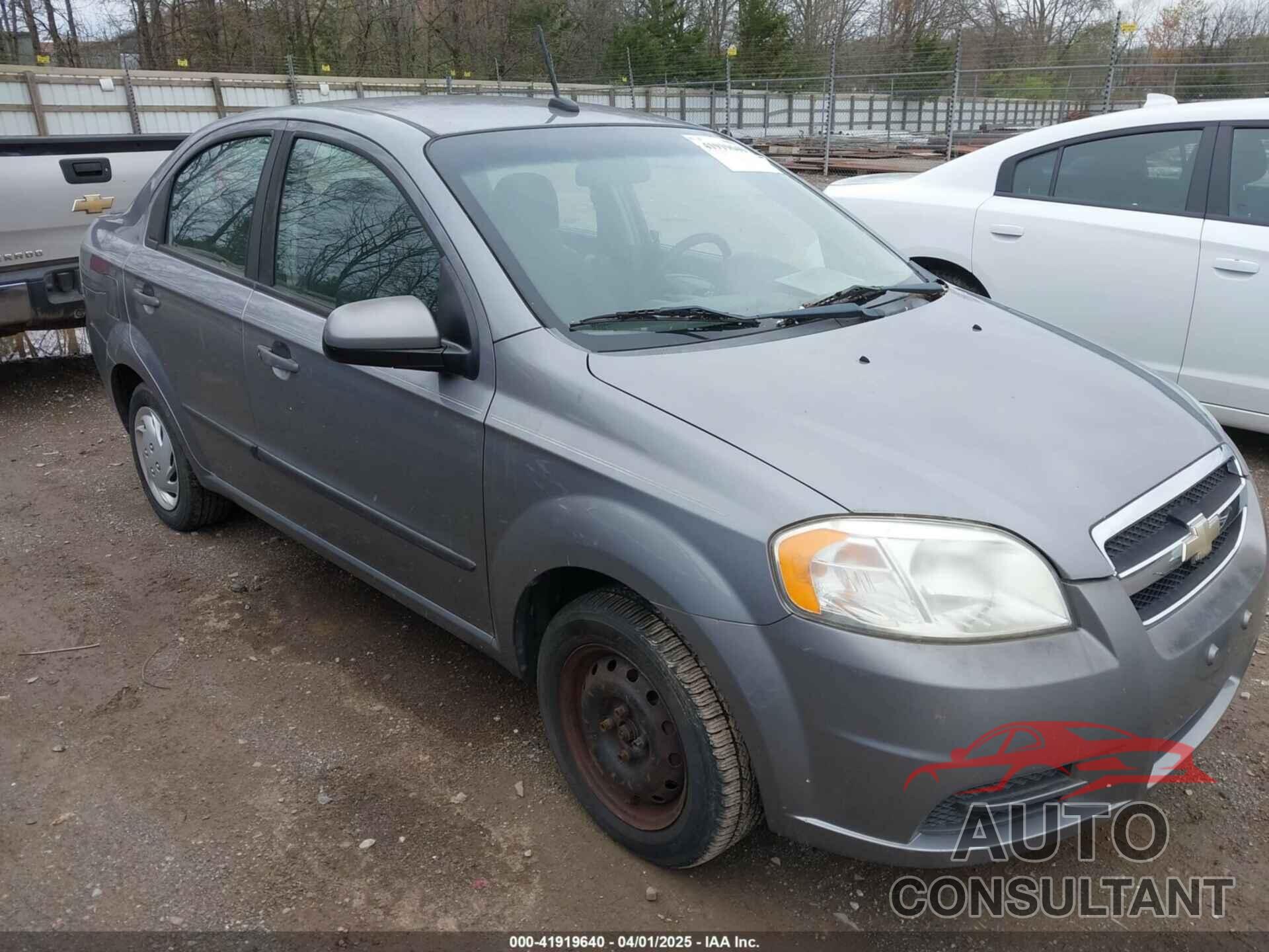 CHEVROLET AVEO 2011 - KL1TD5DE9BB188052