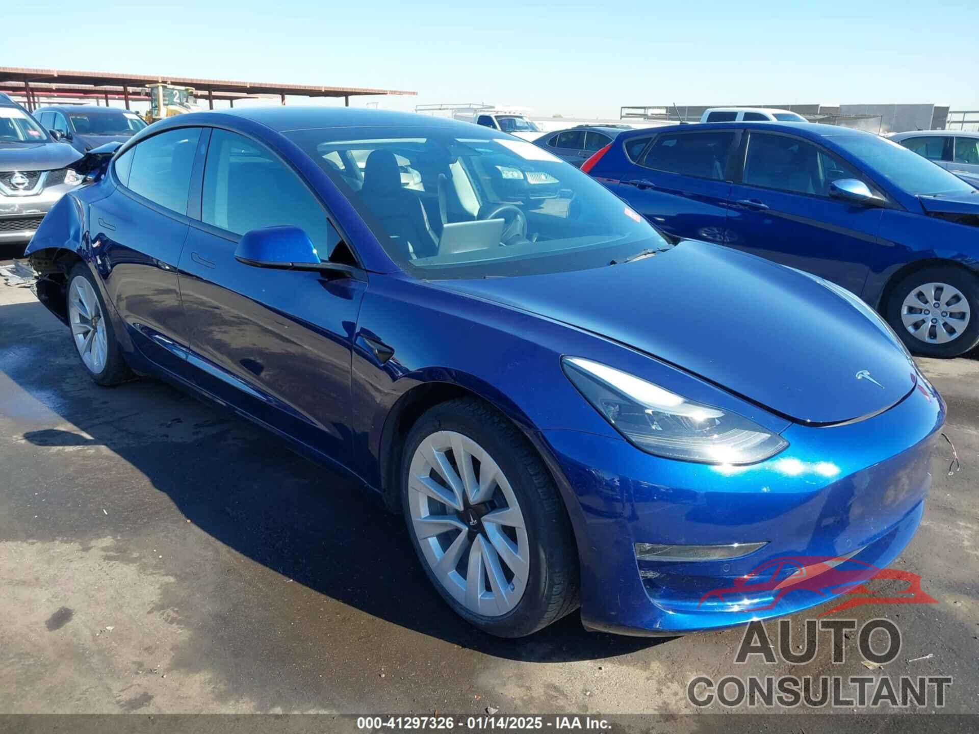 TESLA MODEL 3 2022 - 5YJ3E1EBXNF317114