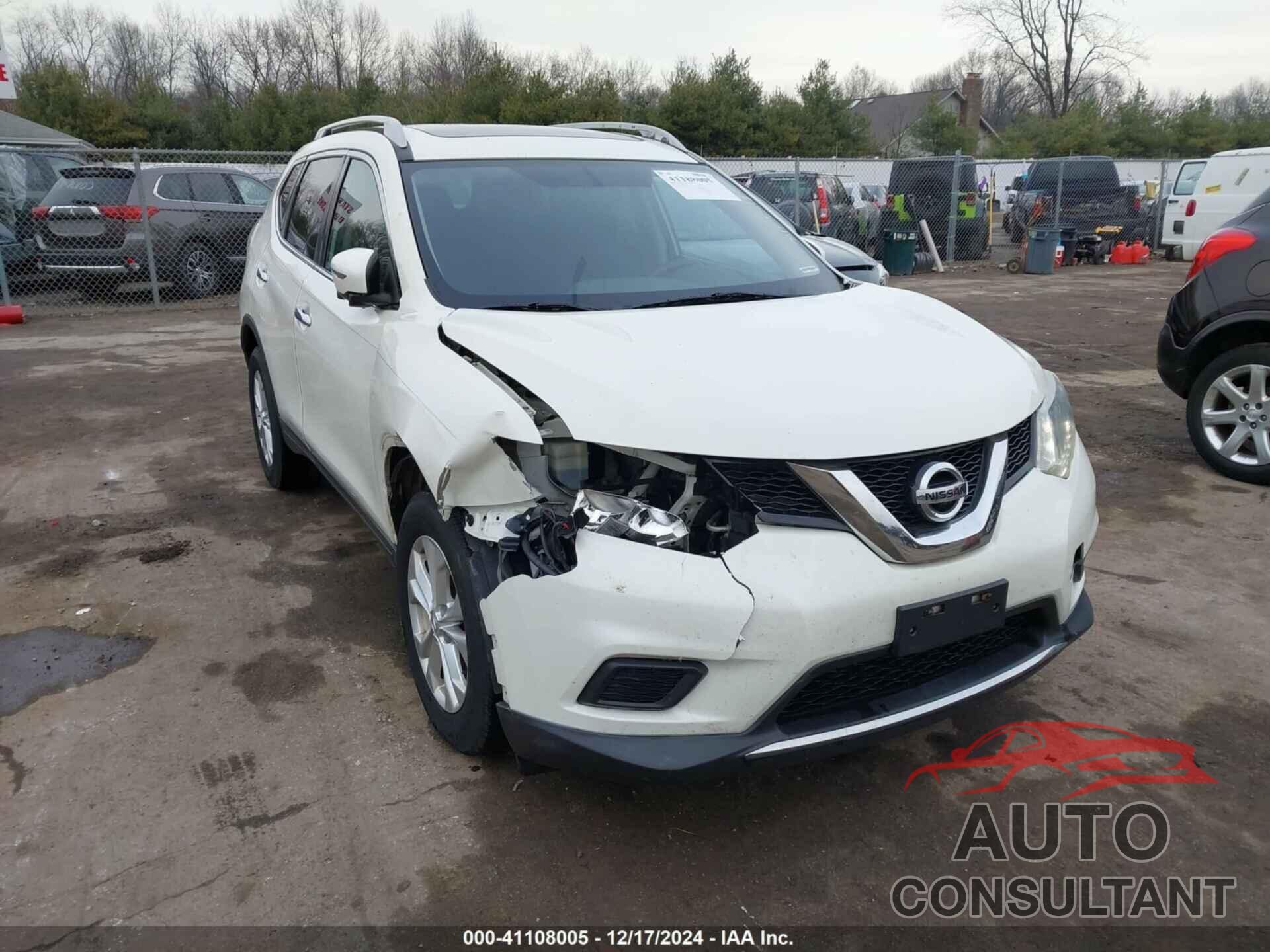 NISSAN ROGUE 2016 - 5N1AT2MV6GC758801