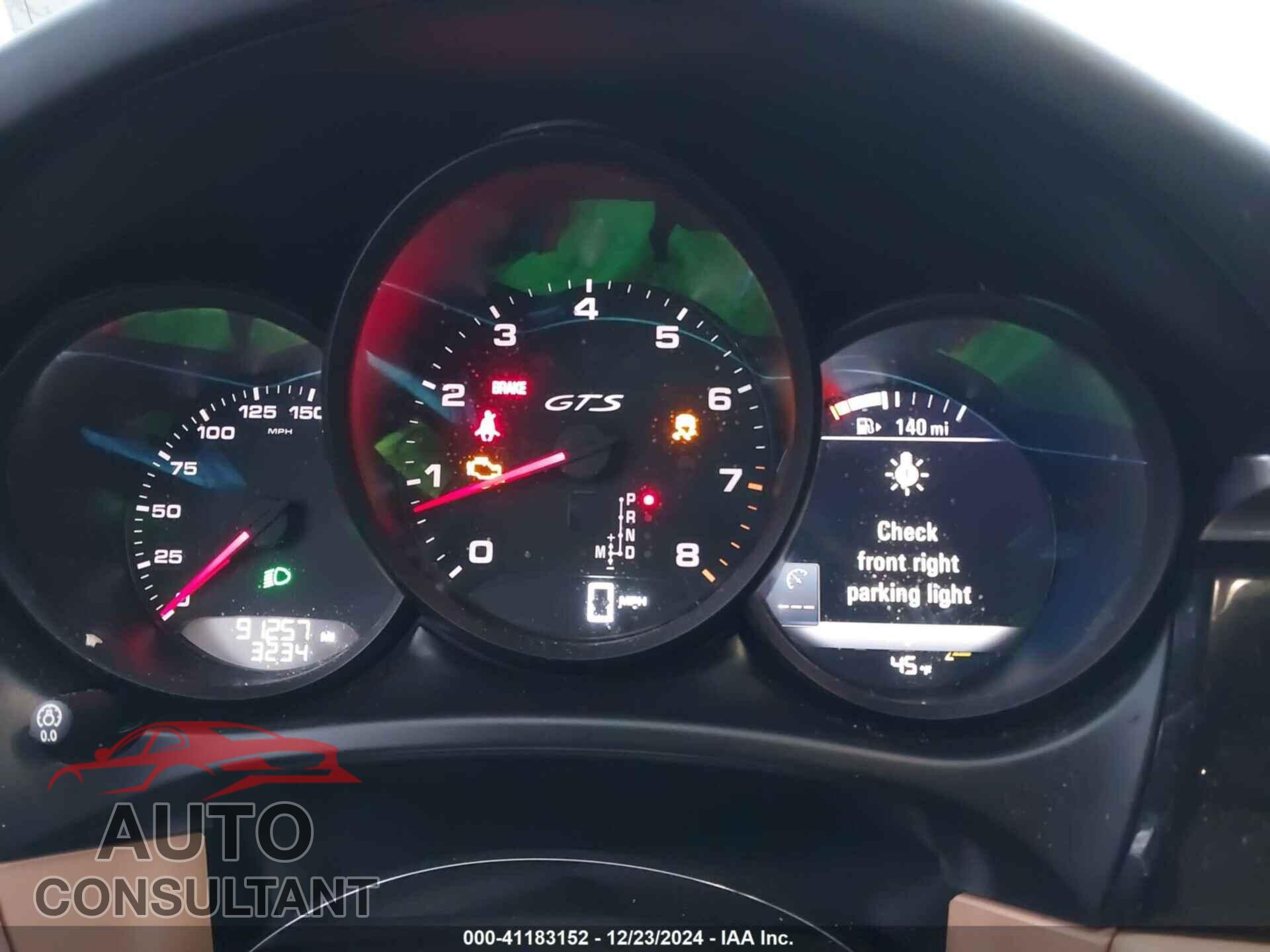 PORSCHE MACAN 2017 - WP1AG2A54HLB51437