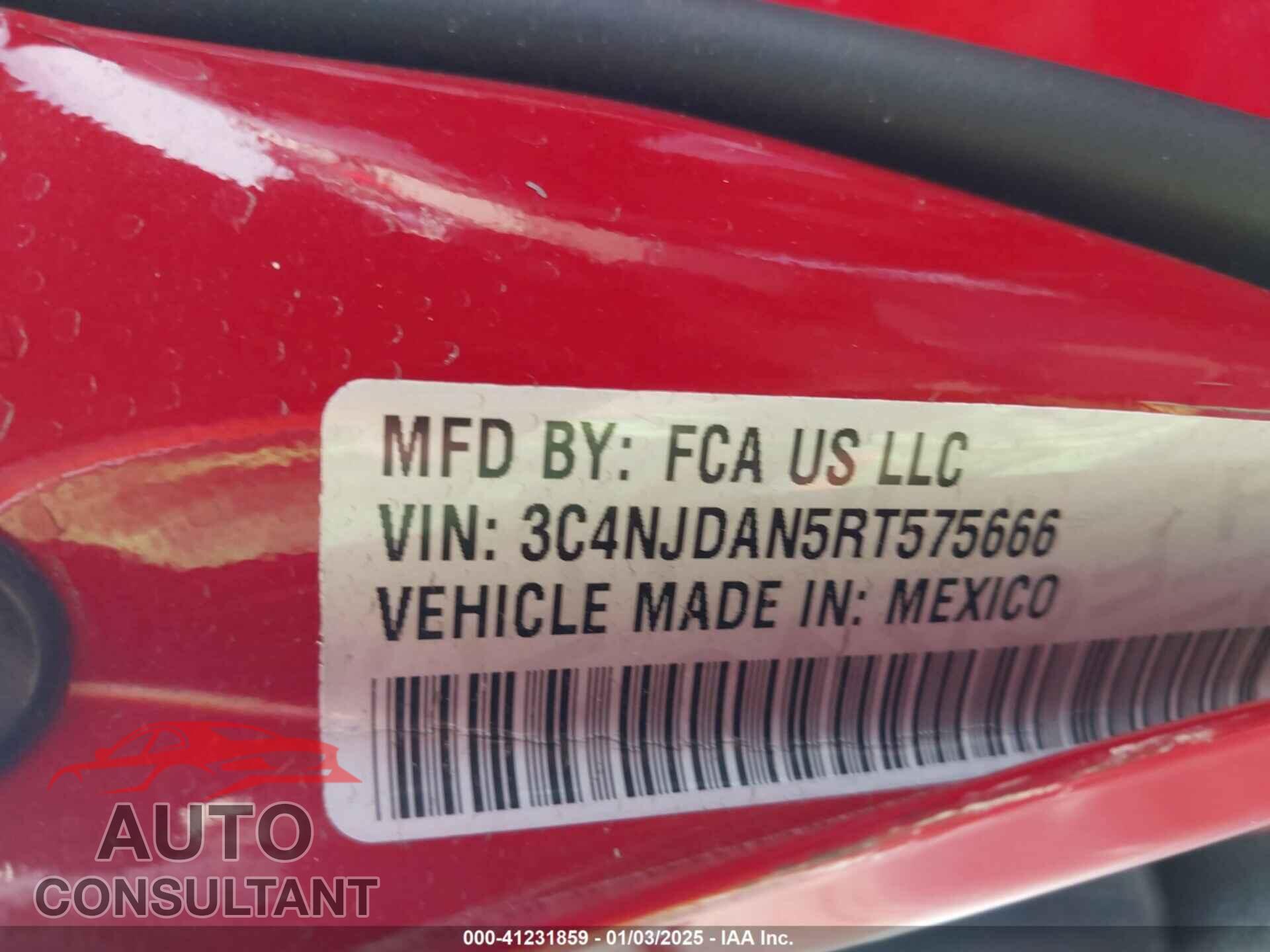 JEEP COMPASS 2024 - 3C4NJDAN5RT575666
