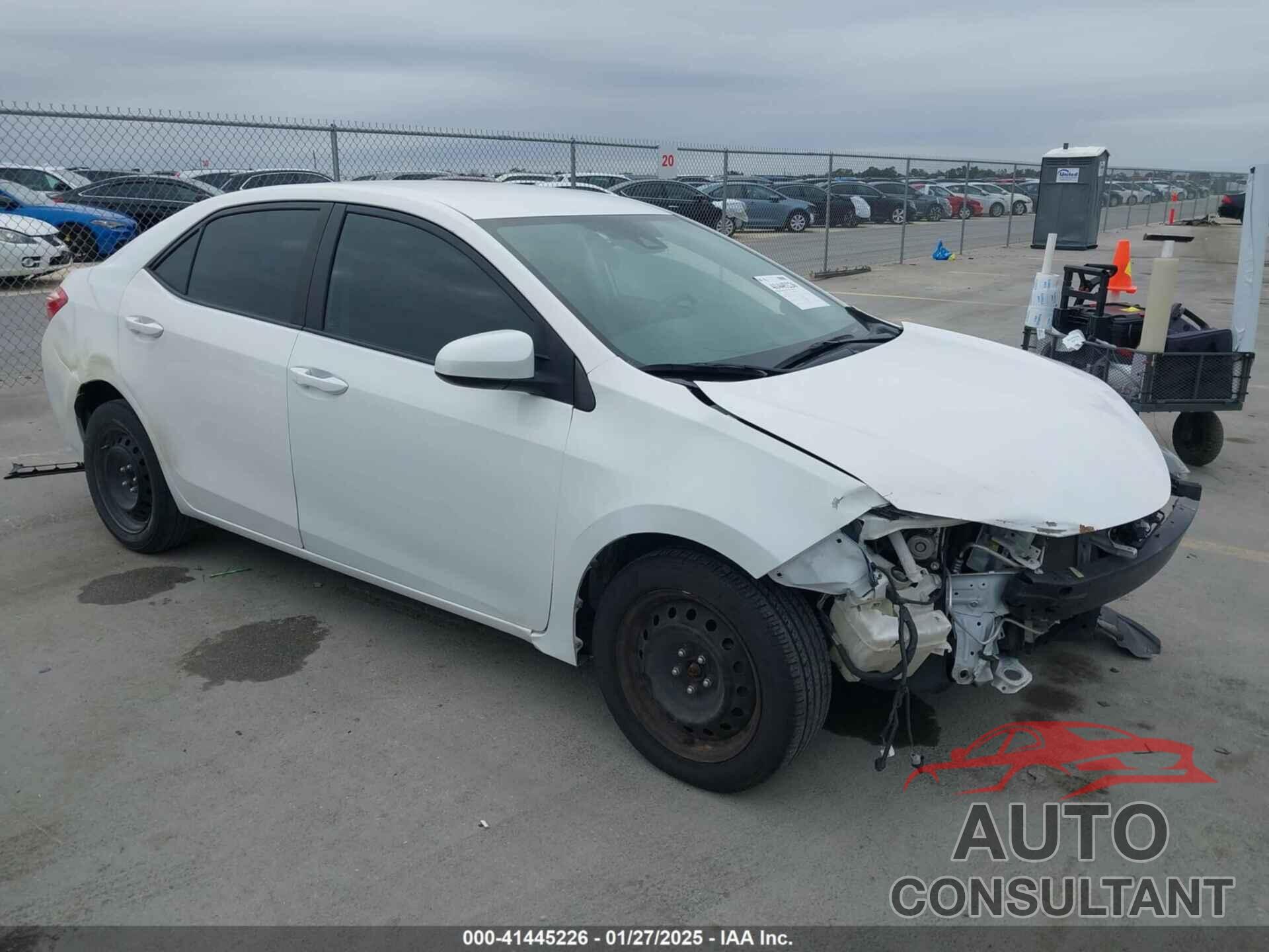 TOYOTA COROLLA 2019 - 2T1BURHE1KC174802