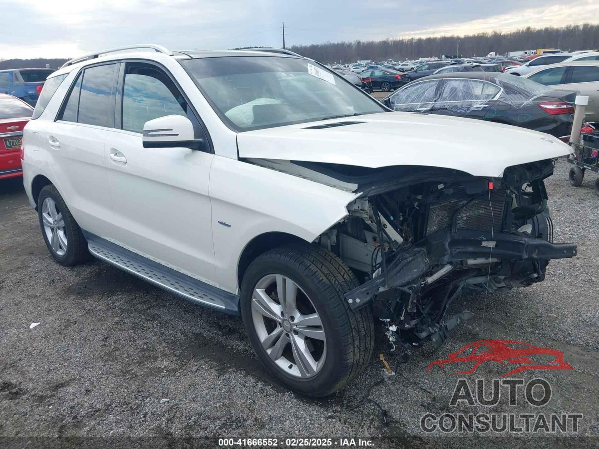 MERCEDES-BENZ ML 350 2012 - 4JGDA5HB0CA025900