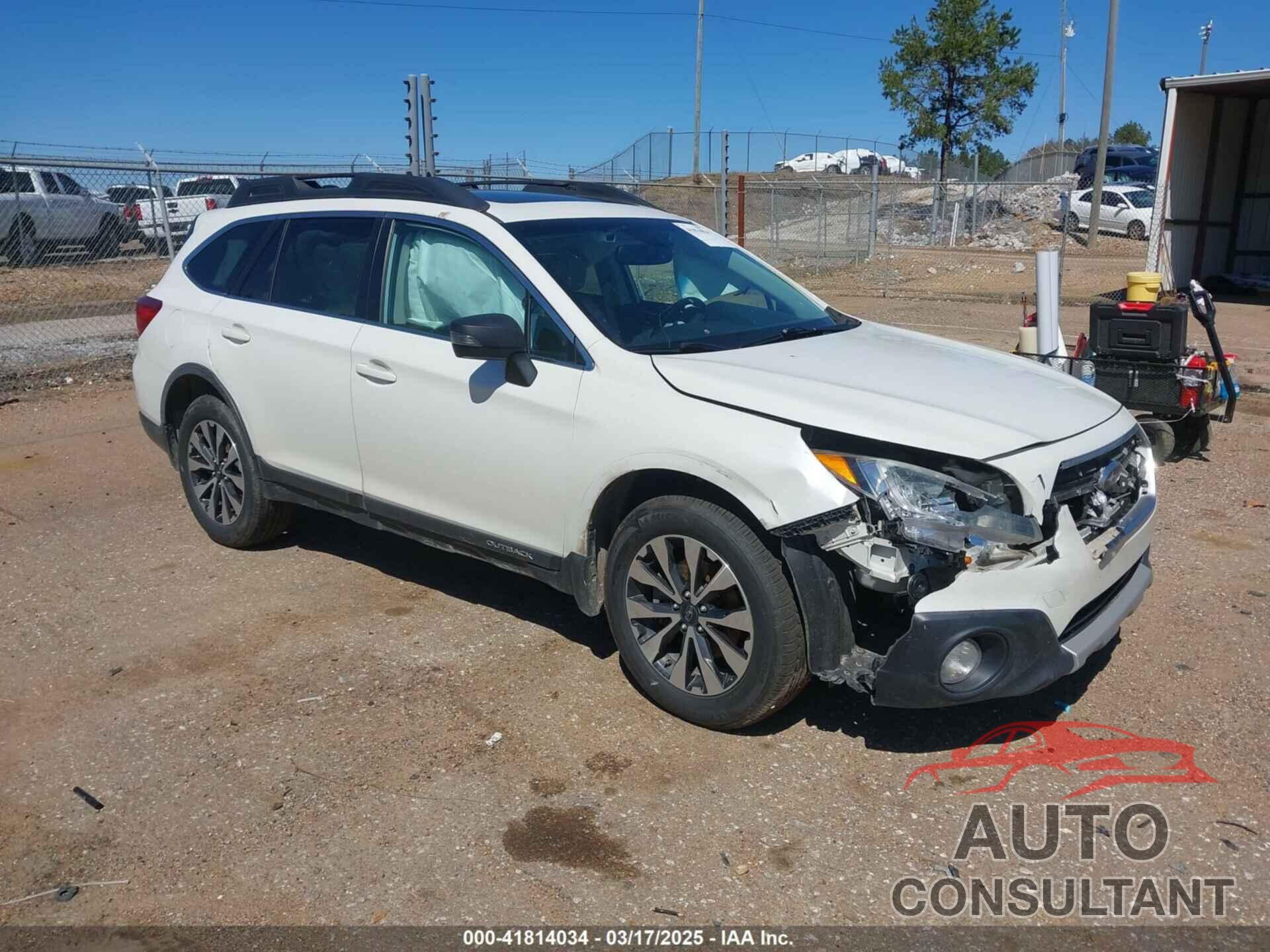 SUBARU OUTBACK 2016 - 4S4BSENCXG3297575