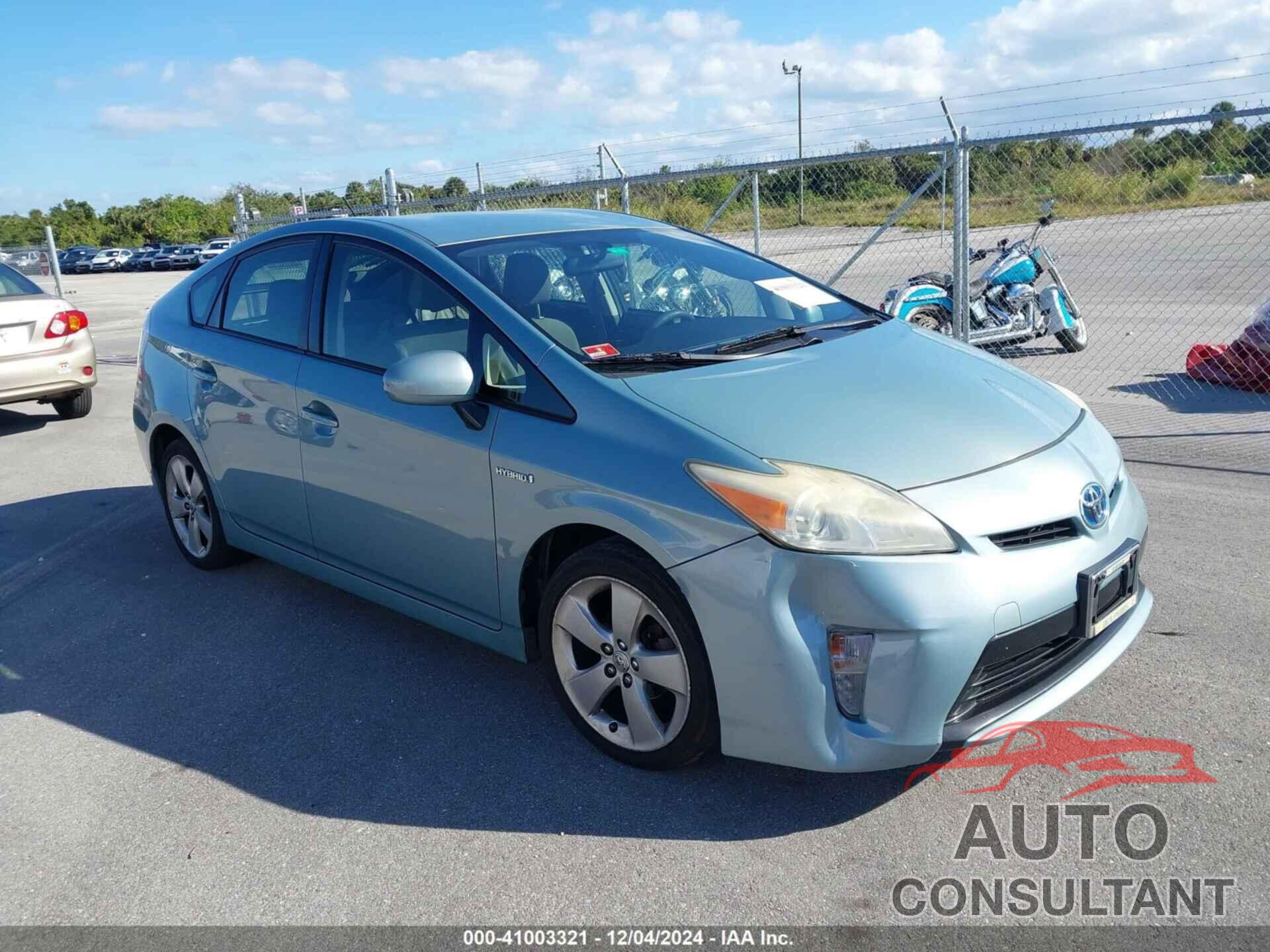 TOYOTA PRIUS 2013 - JTDKN3DU7D5653507