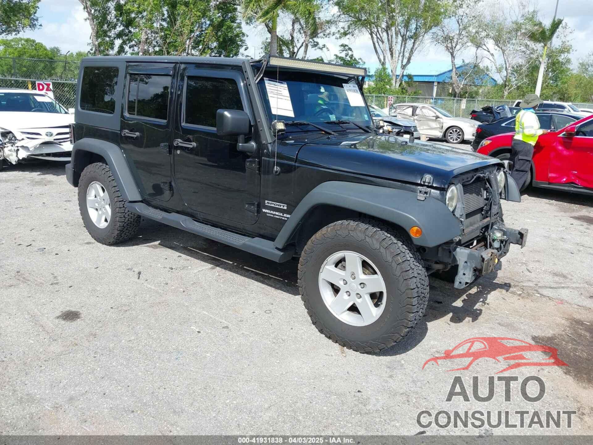 JEEP WRANGLER UNLIMITED 2016 - 1C4HJWDG3GL234653
