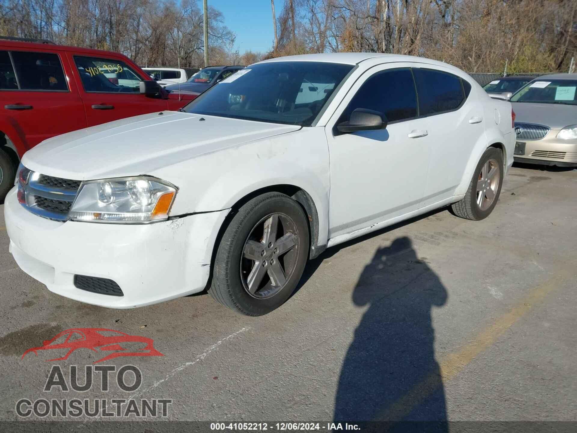 DODGE AVENGER 2013 - 1C3CDZAB4DN517014