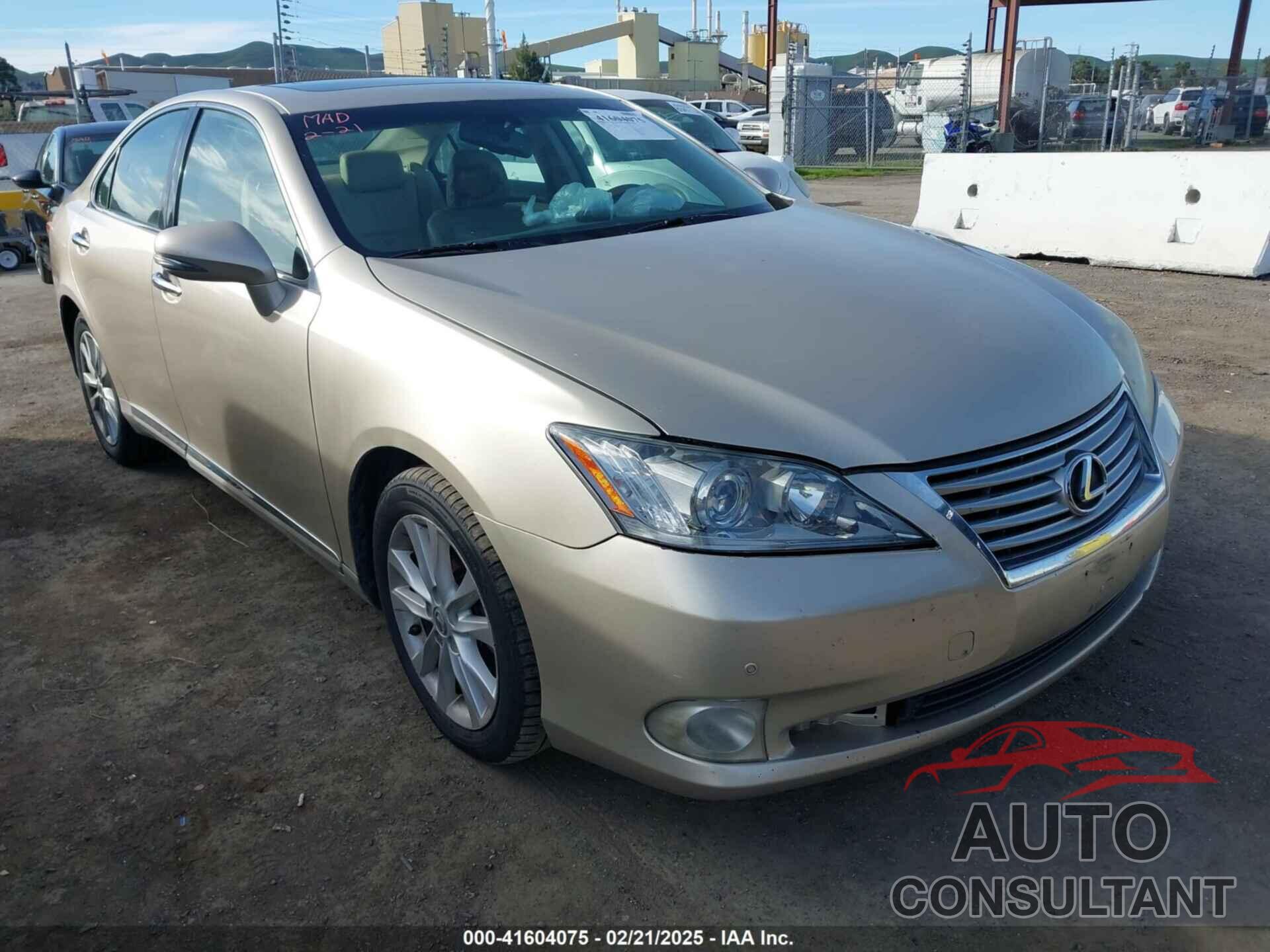 LEXUS ES 350 2010 - JTHBK1EG0A2392593