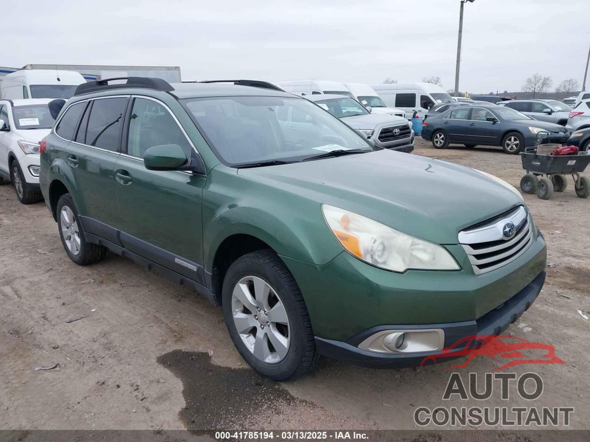 SUBARU OUTBACK 2012 - 4S4BRBCC1C3303450