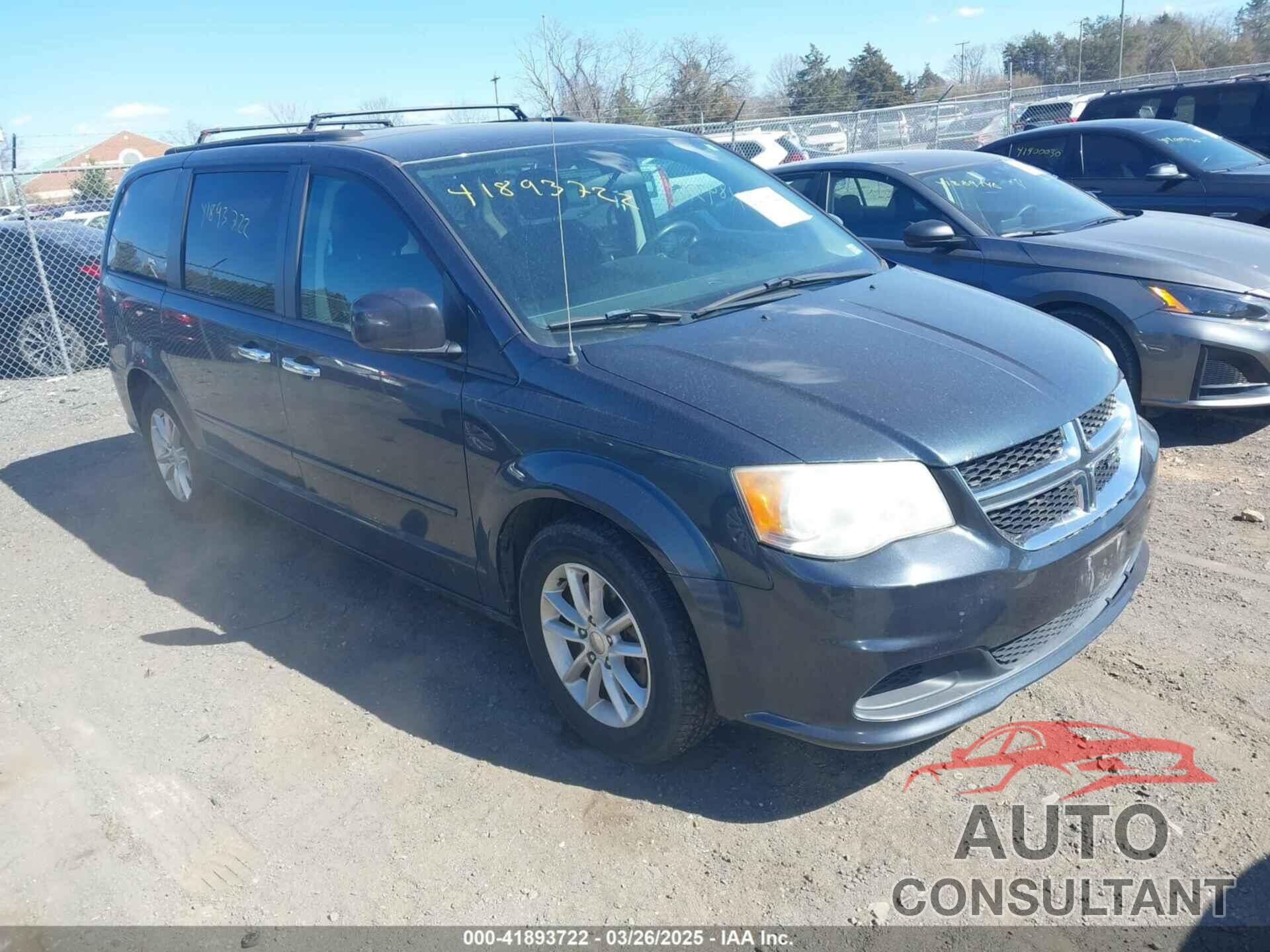 DODGE GRAND CARAVAN 2014 - 2C4RDGCGXER263302