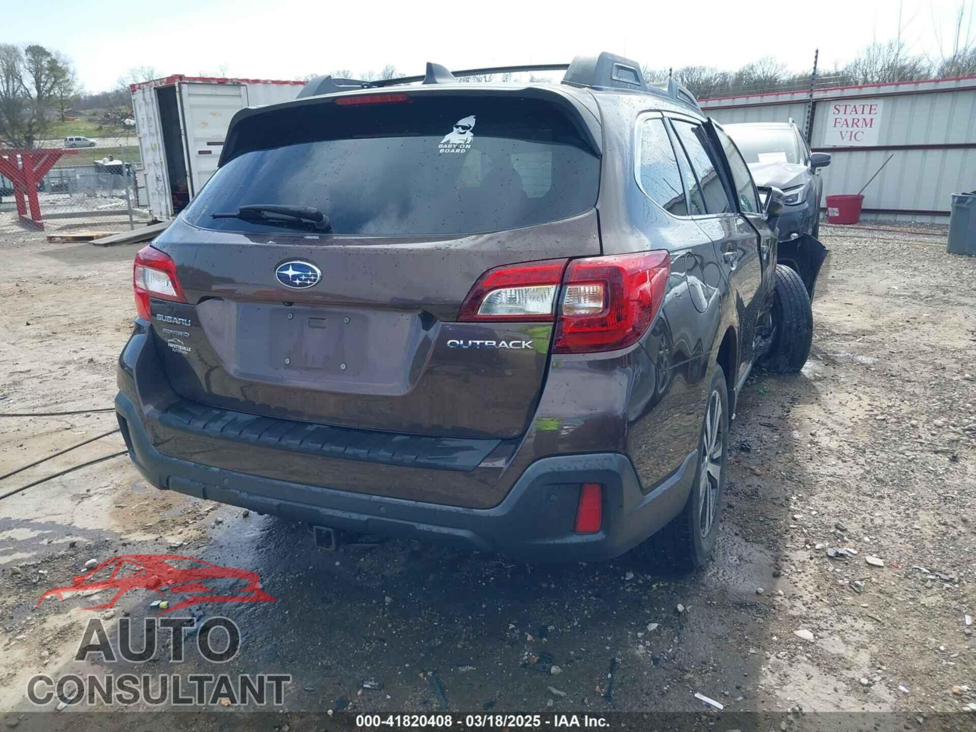 SUBARU OUTBACK 2019 - 4S4BSANC7K3249727