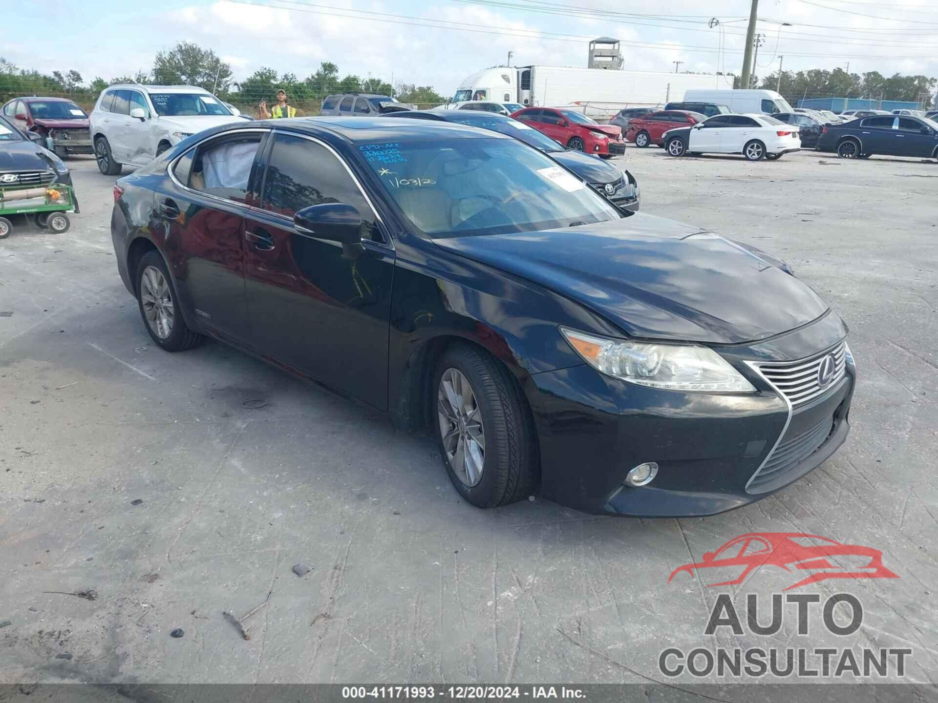 LEXUS ES 300H 2014 - JTHBW1GG4E2055710