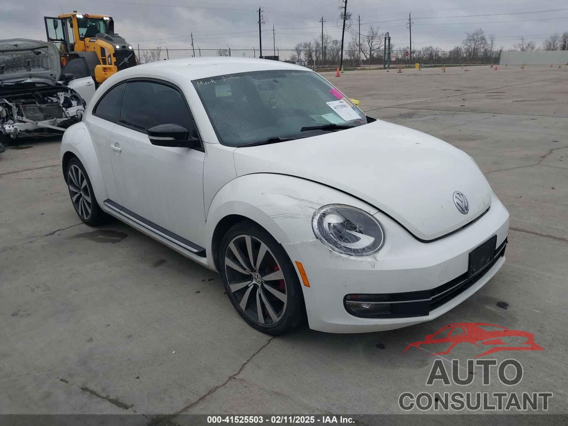 VOLKSWAGEN BEETLE 2012 - 3VWVA7AT3CM650301
