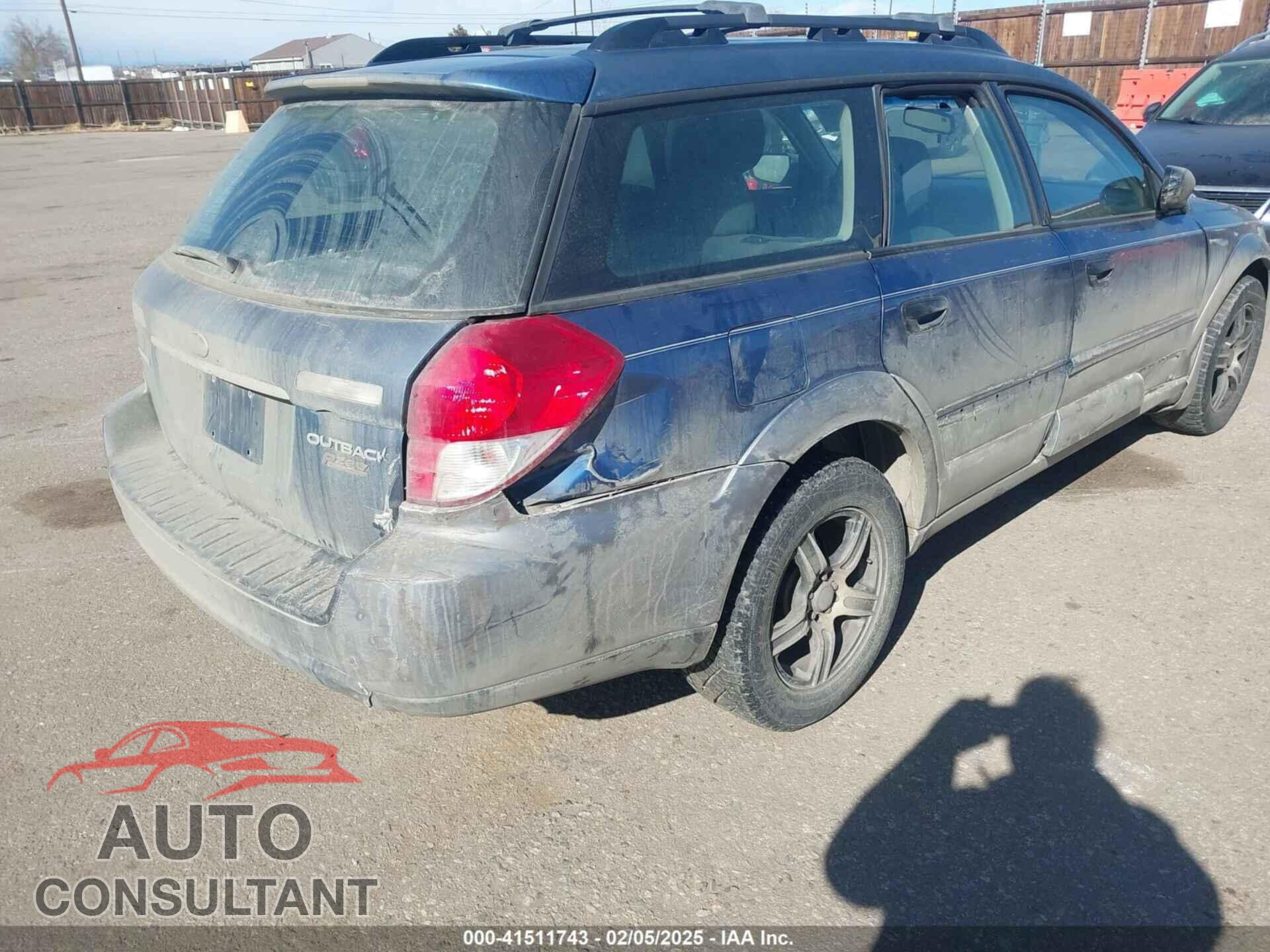 SUBARU OUTBACK 2009 - 4S4BP61C297326317