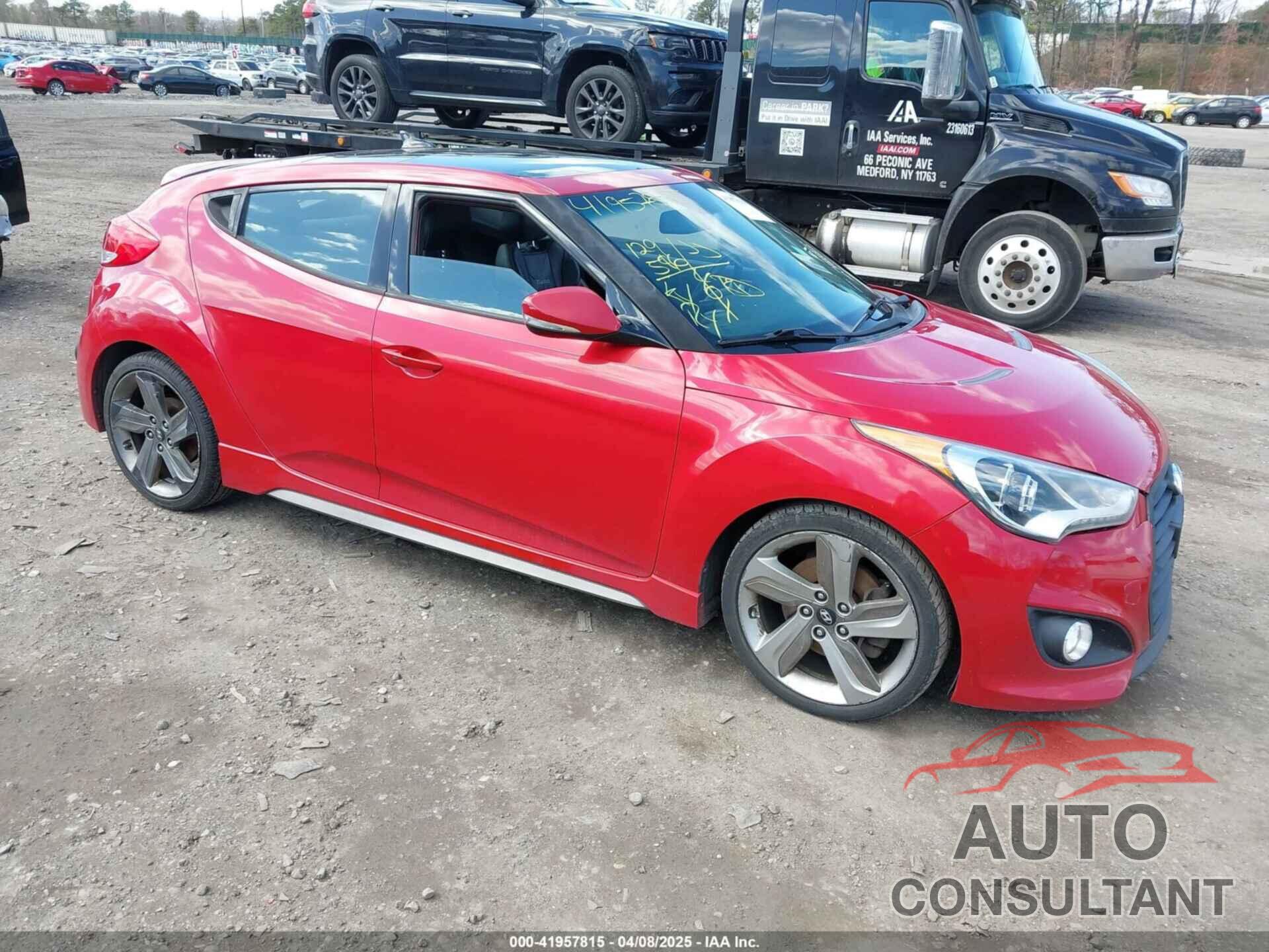 HYUNDAI VELOSTER 2015 - KMHTC6AE2FU225468