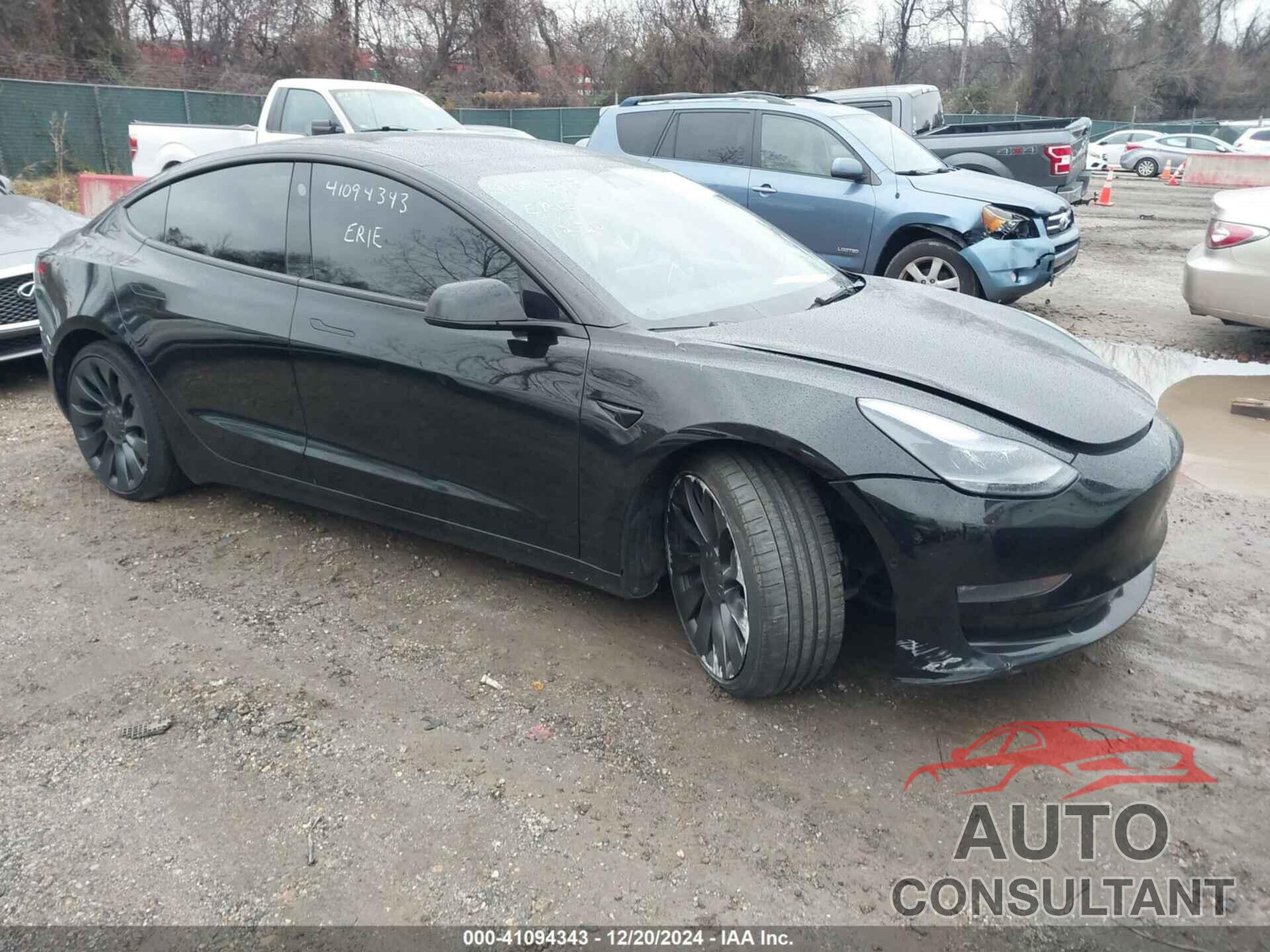 TESLA MODEL 3 2021 - 5YJ3E1EC9MF091333