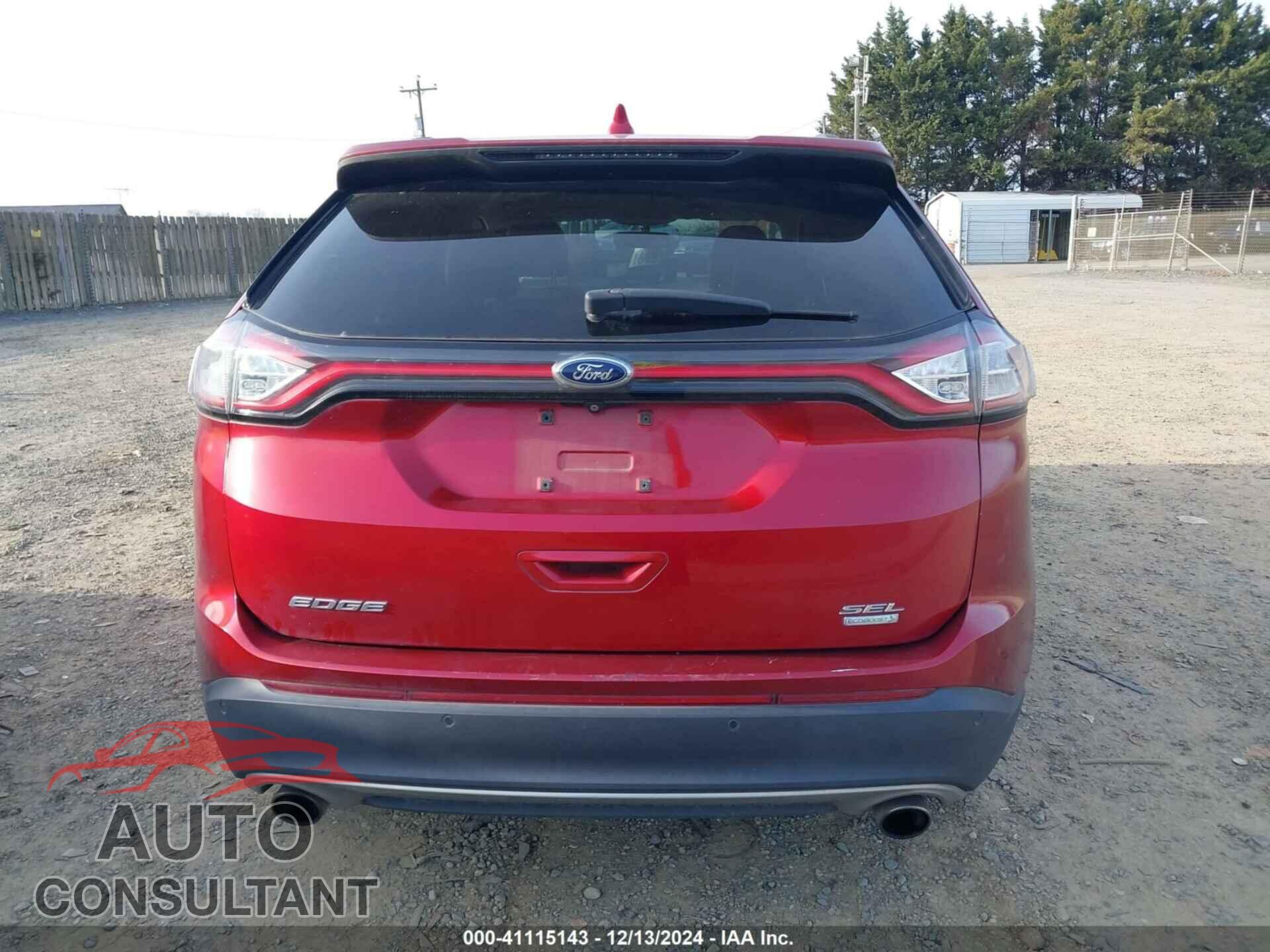 FORD EDGE 2015 - 2FMTK3J97FBB51684