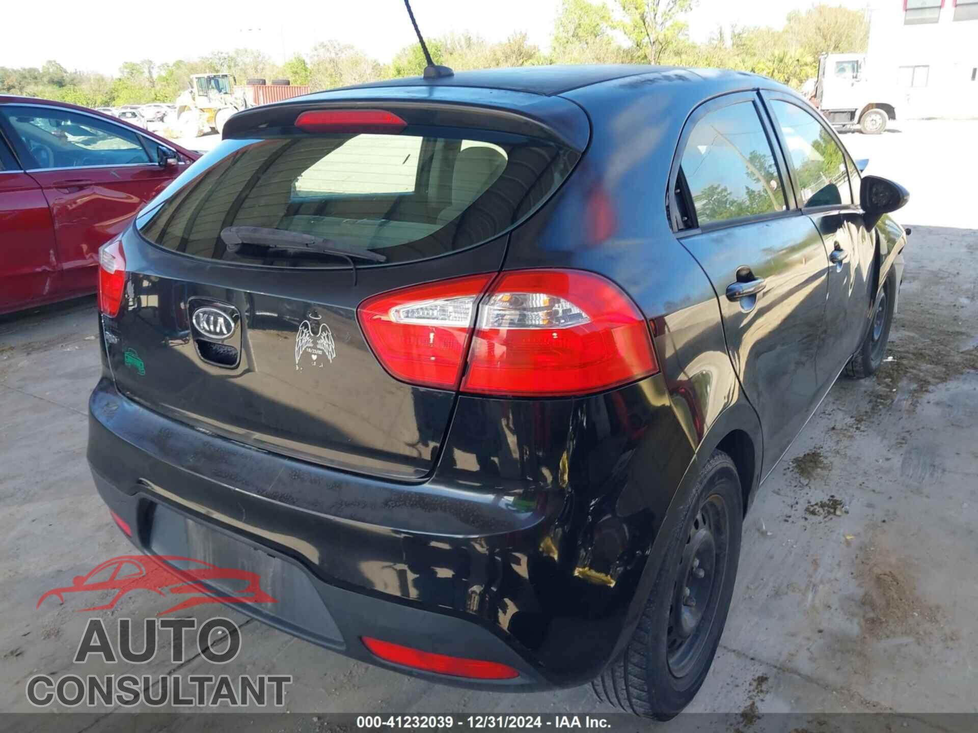 KIA RIO5 2012 - KNADM5A38C6021169
